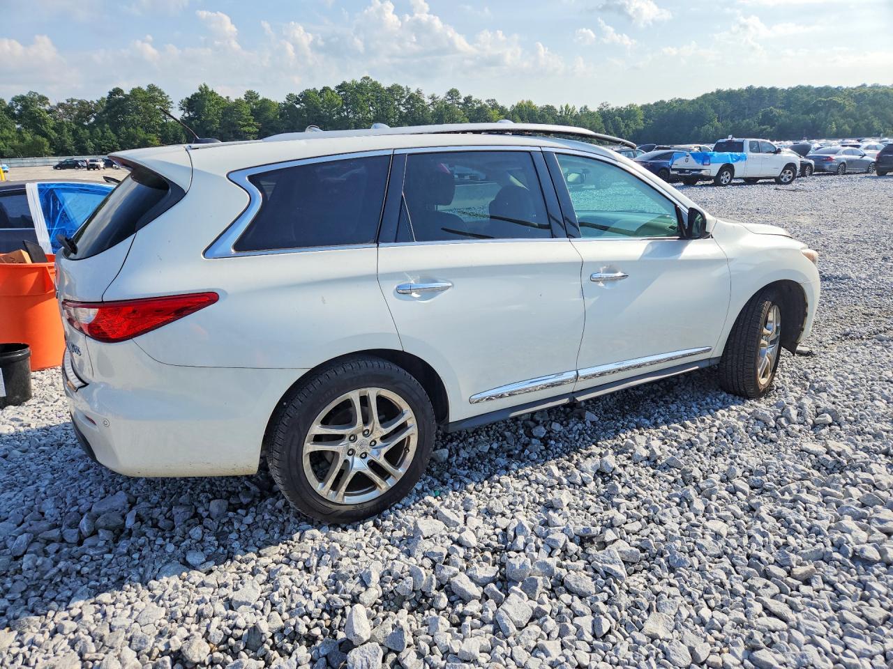 2013 Infiniti Jx35 Base White vin: 5N1AL0MM9DC351921