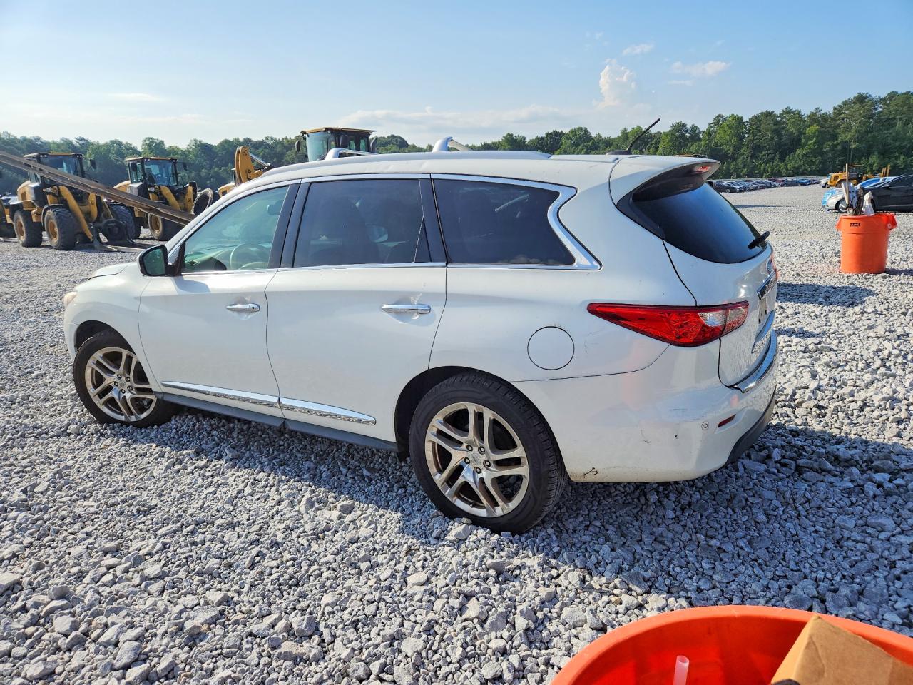 2013 Infiniti Jx35 Base White vin: 5N1AL0MM9DC351921