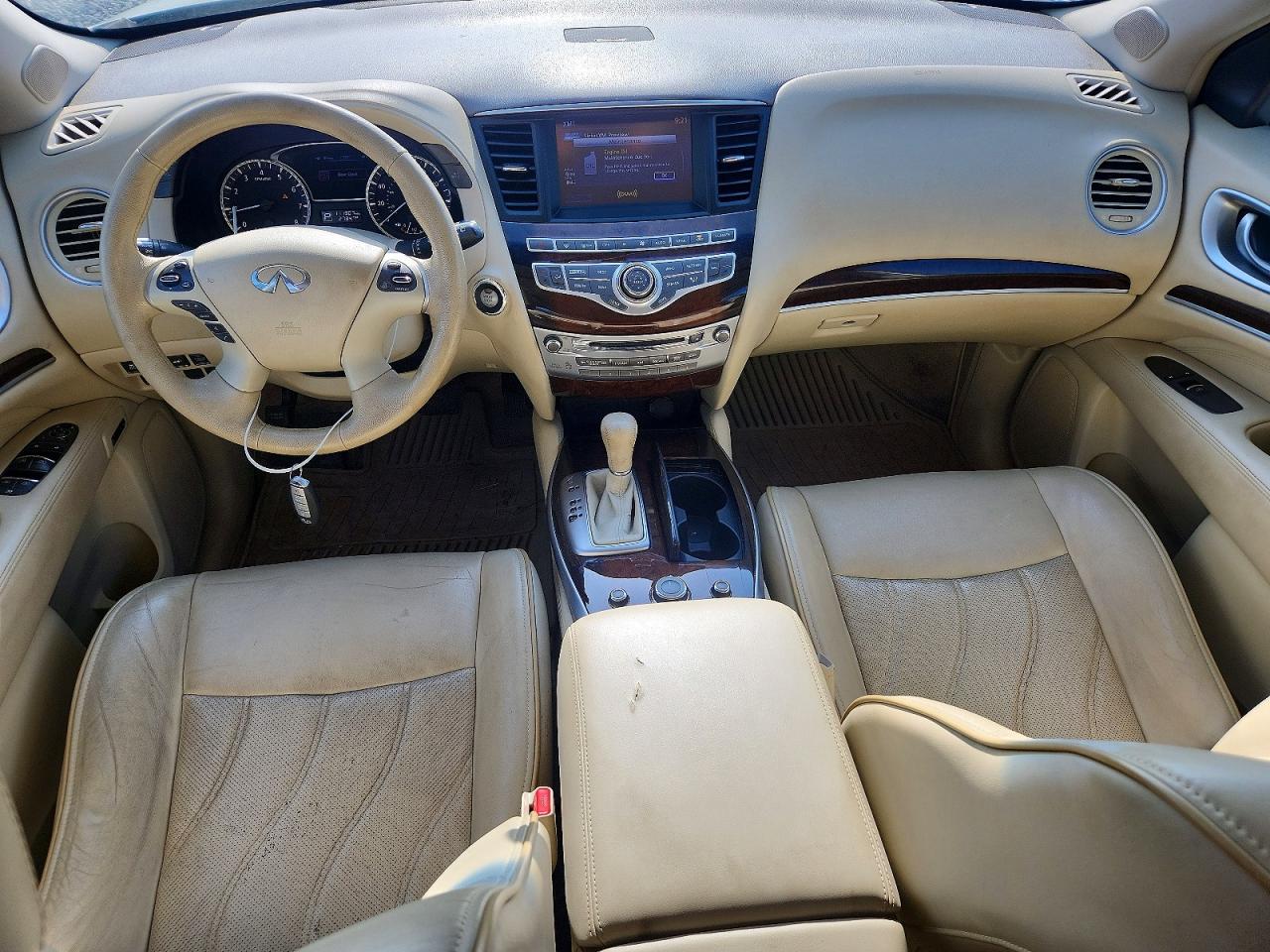 2013 Infiniti Jx35 Base White vin: 5N1AL0MM9DC351921