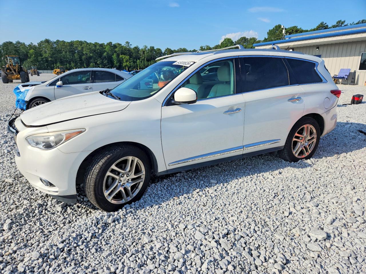 2013 Infiniti Jx35 Base White vin: 5N1AL0MM9DC351921