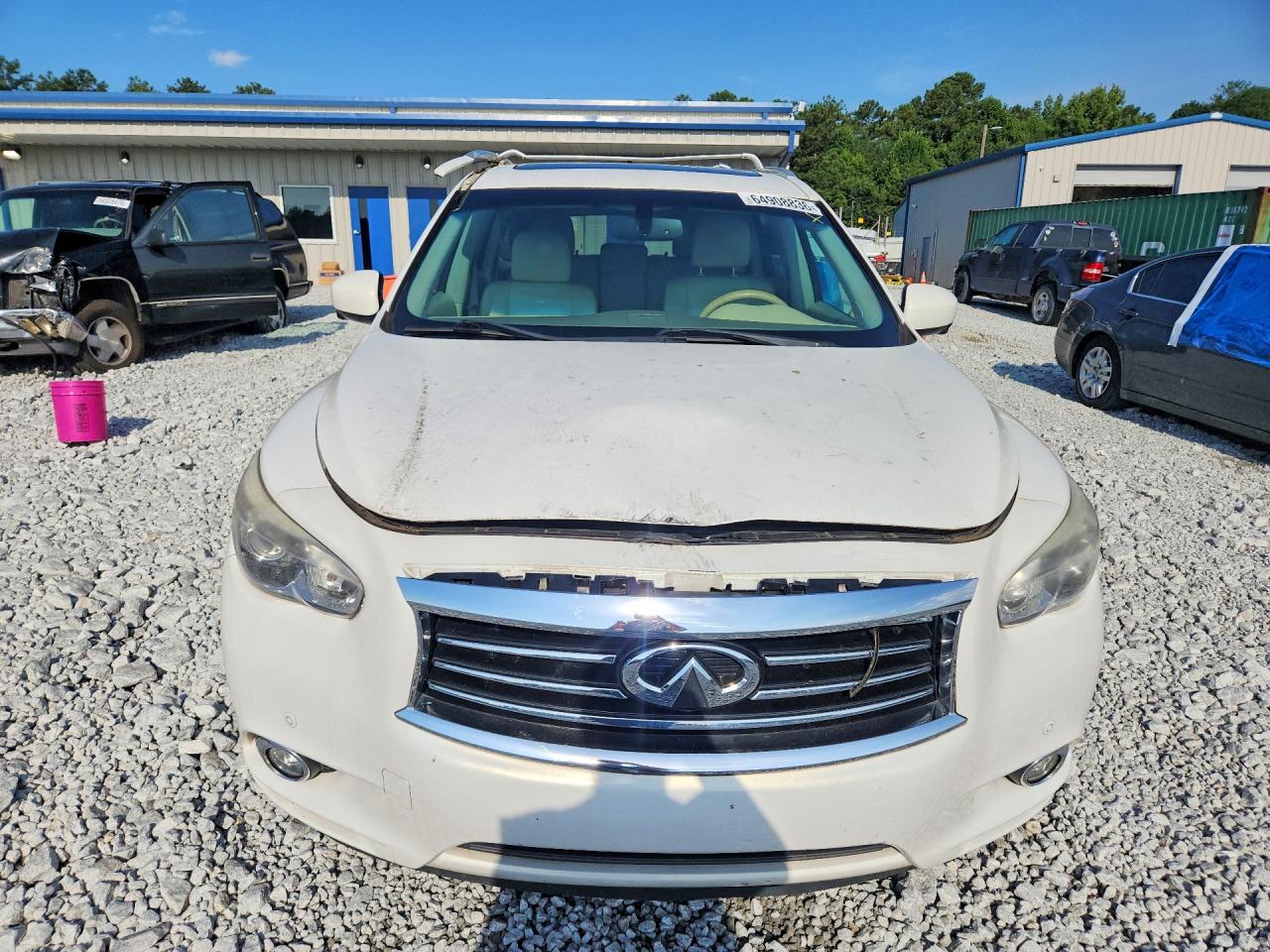 2013 Infiniti Jx35 Base White vin: 5N1AL0MM9DC351921