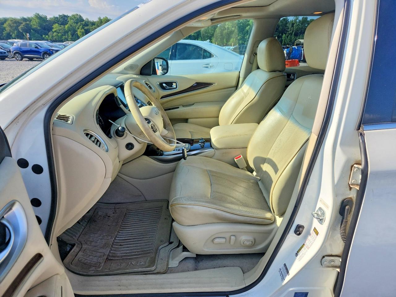 2013 Infiniti Jx35 Base White vin: 5N1AL0MM9DC351921