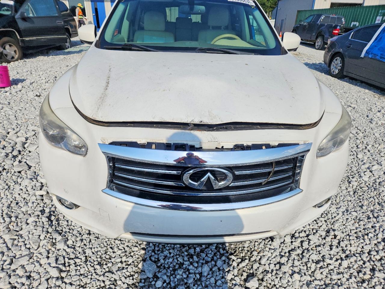 2013 Infiniti Jx35 Base White vin: 5N1AL0MM9DC351921