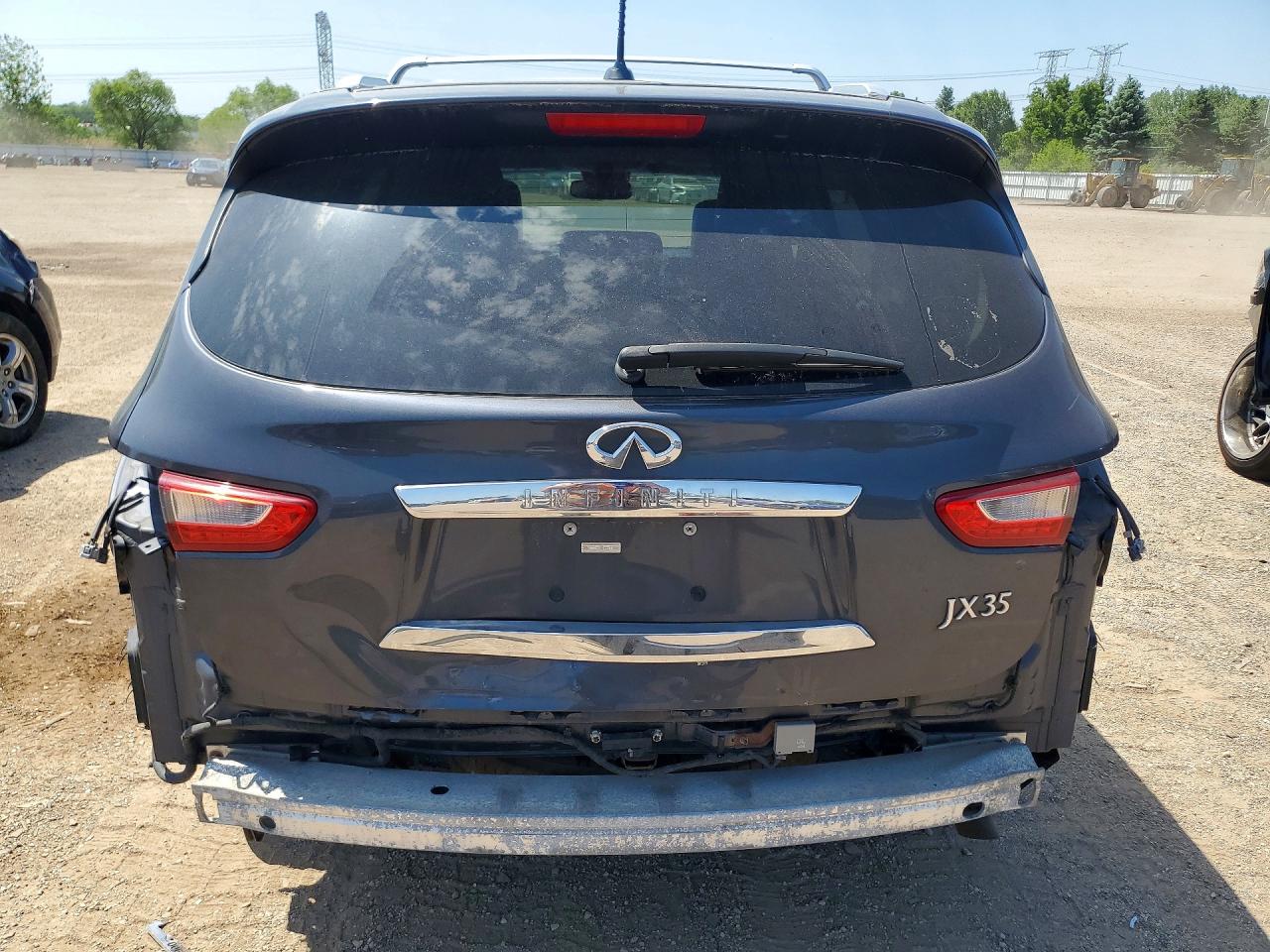 2013 Infiniti Jx35 Base Gray vin: 5N1AL0MM9DC352051