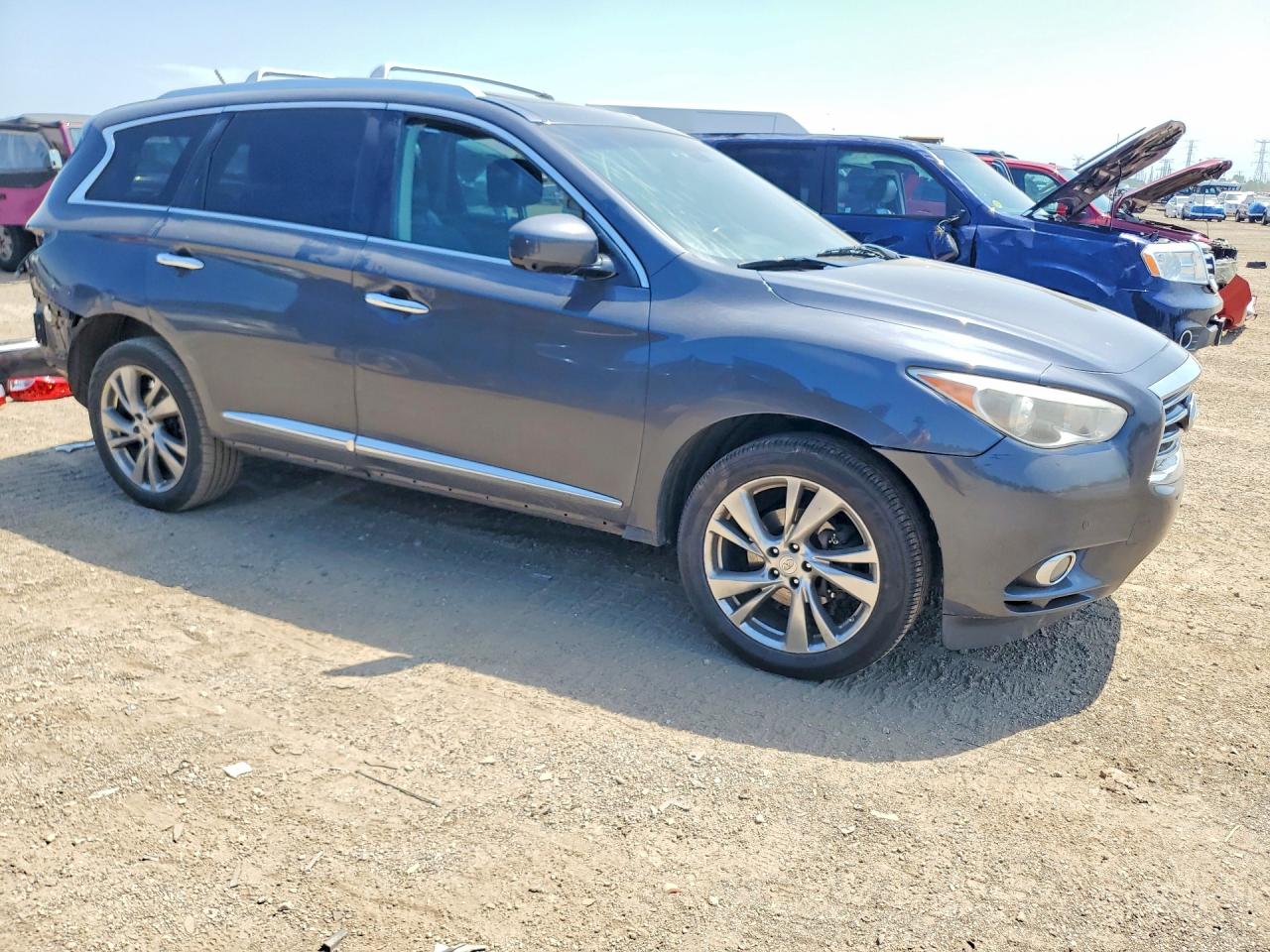 2013 Infiniti Jx35 Base Gray vin: 5N1AL0MM9DC352051