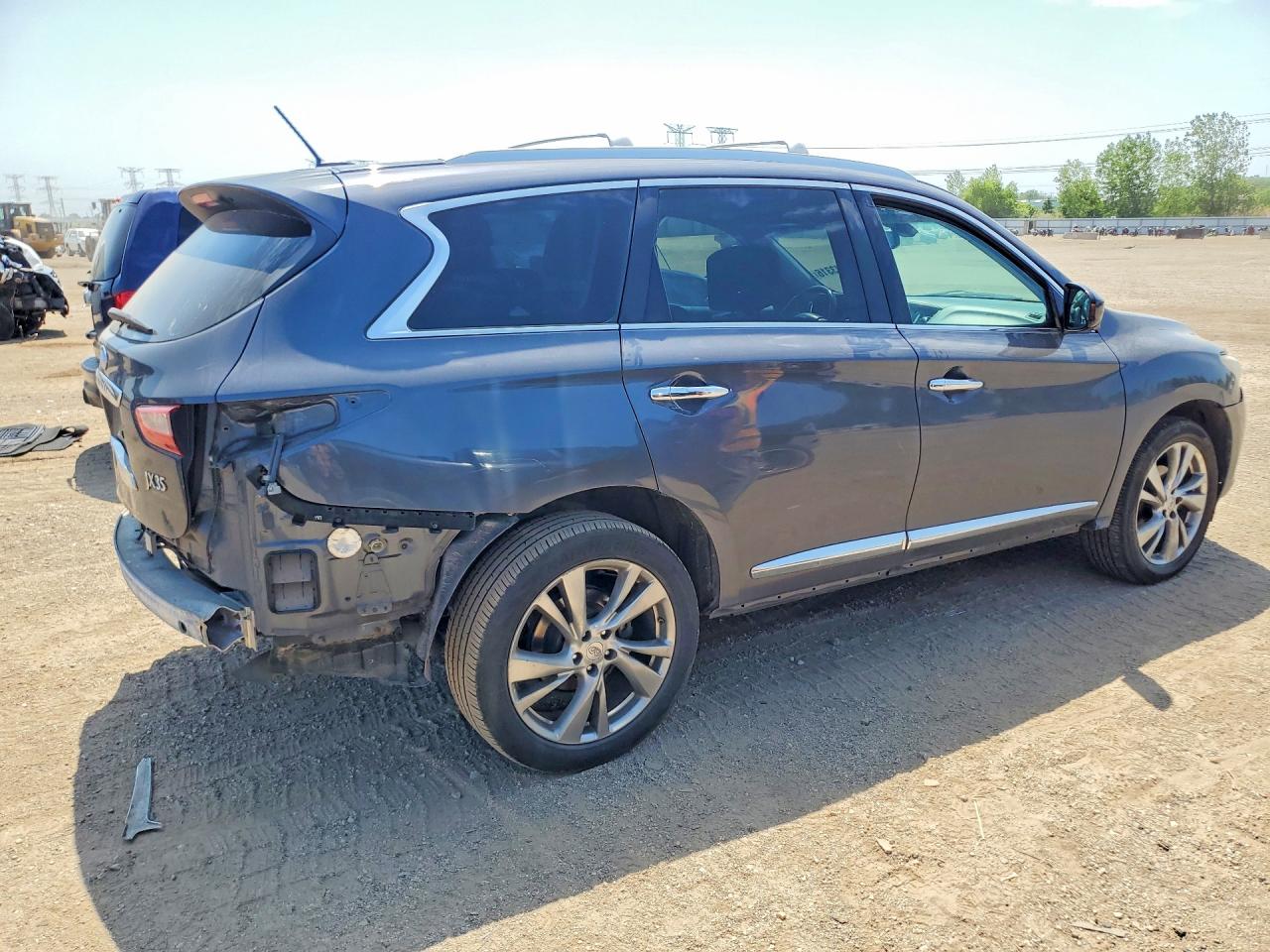 2013 Infiniti Jx35 Base Gray vin: 5N1AL0MM9DC352051