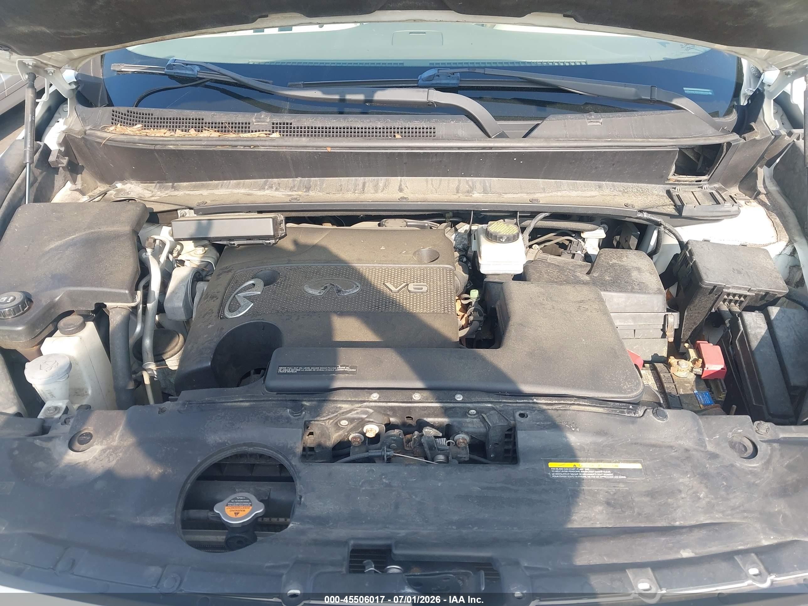 2014 Infiniti Qx60   White vin: 5N1AL0MM9EC502564