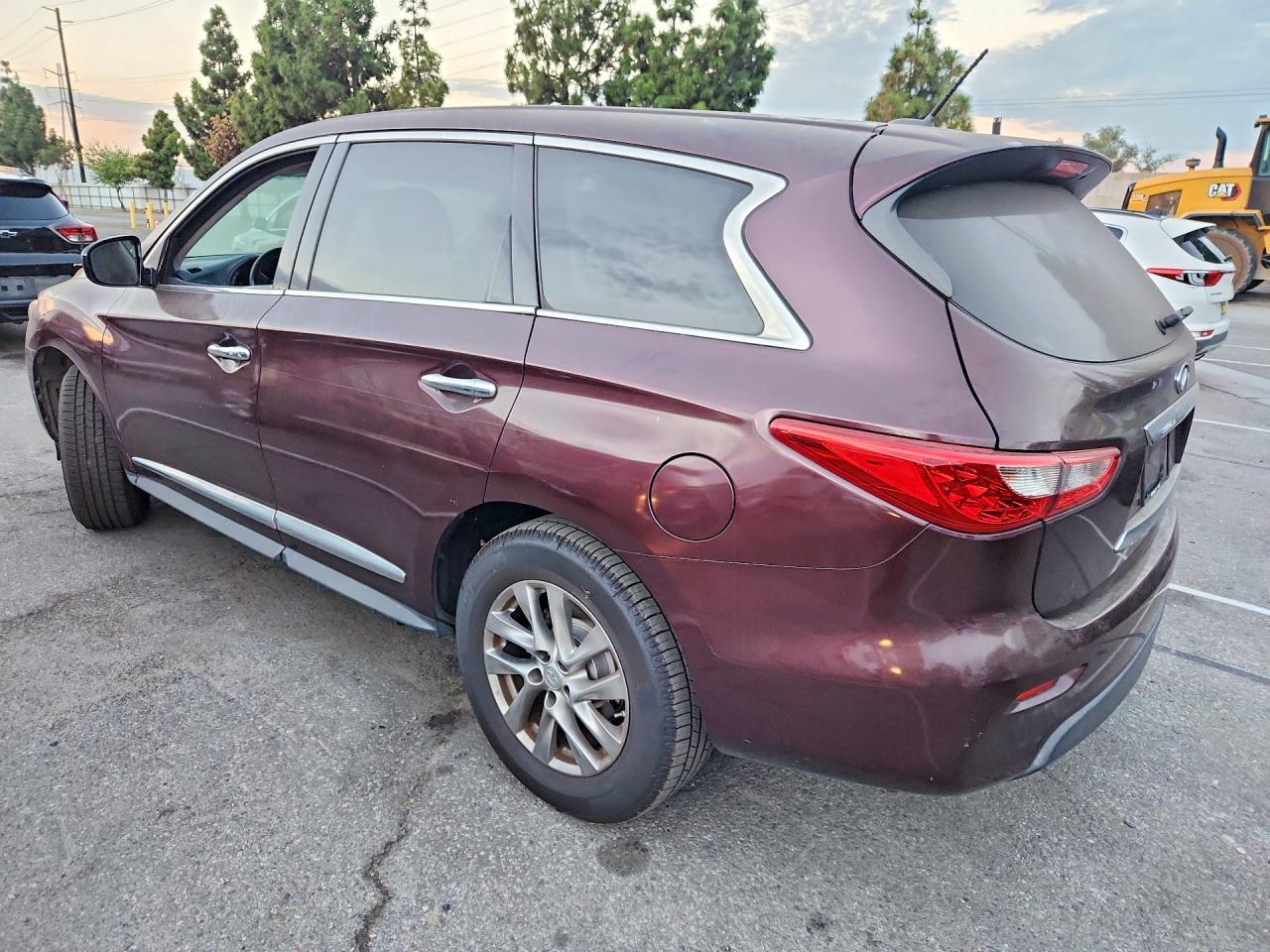 2014 Infiniti Qx60 Base Burgundy vin: 5N1AL0MM9EC505643