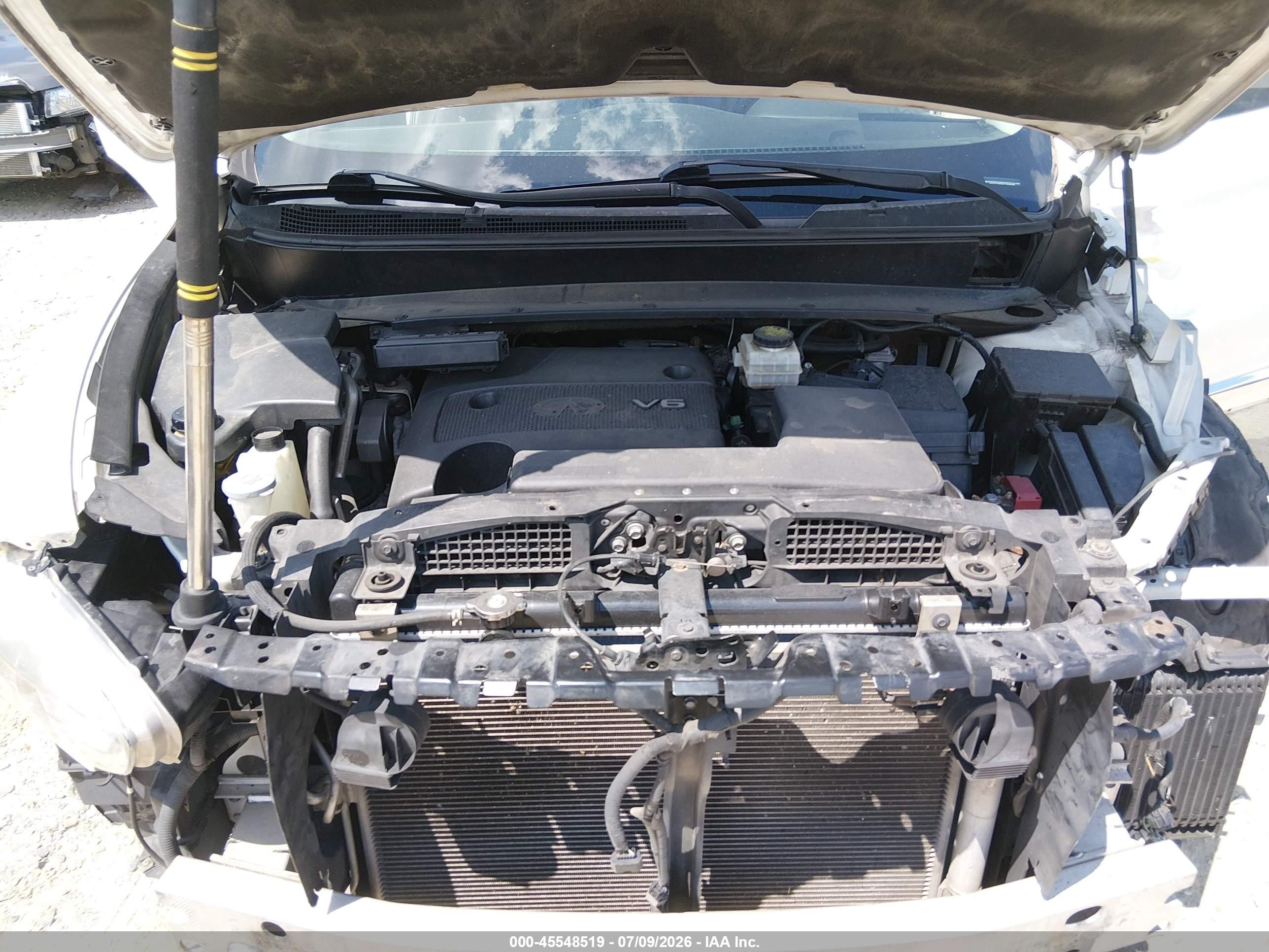 2014 Infiniti Qx60   White vin: 5N1AL0MM9EC508039
