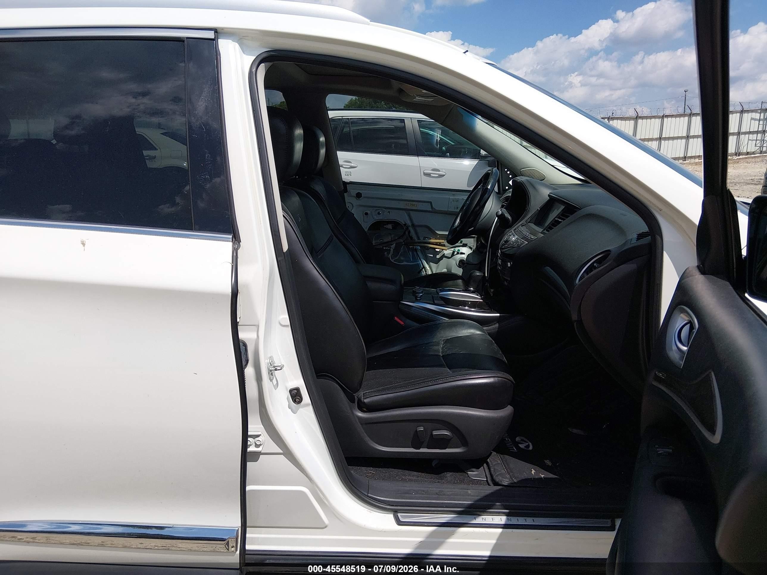 2014 Infiniti Qx60   White vin: 5N1AL0MM9EC508039