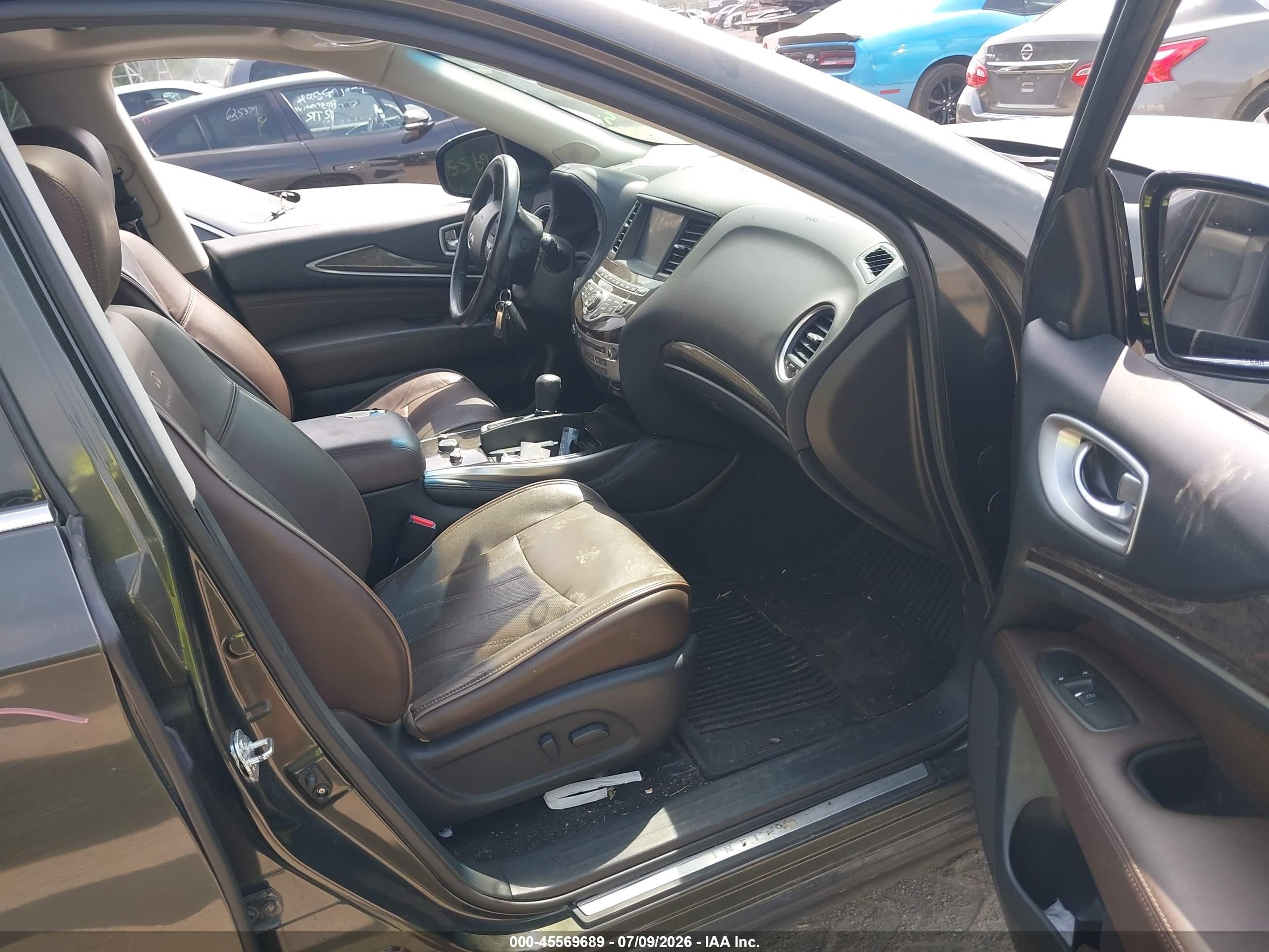 2014 Infiniti Qx60   Gray vin: 5N1AL0MM9EC508560