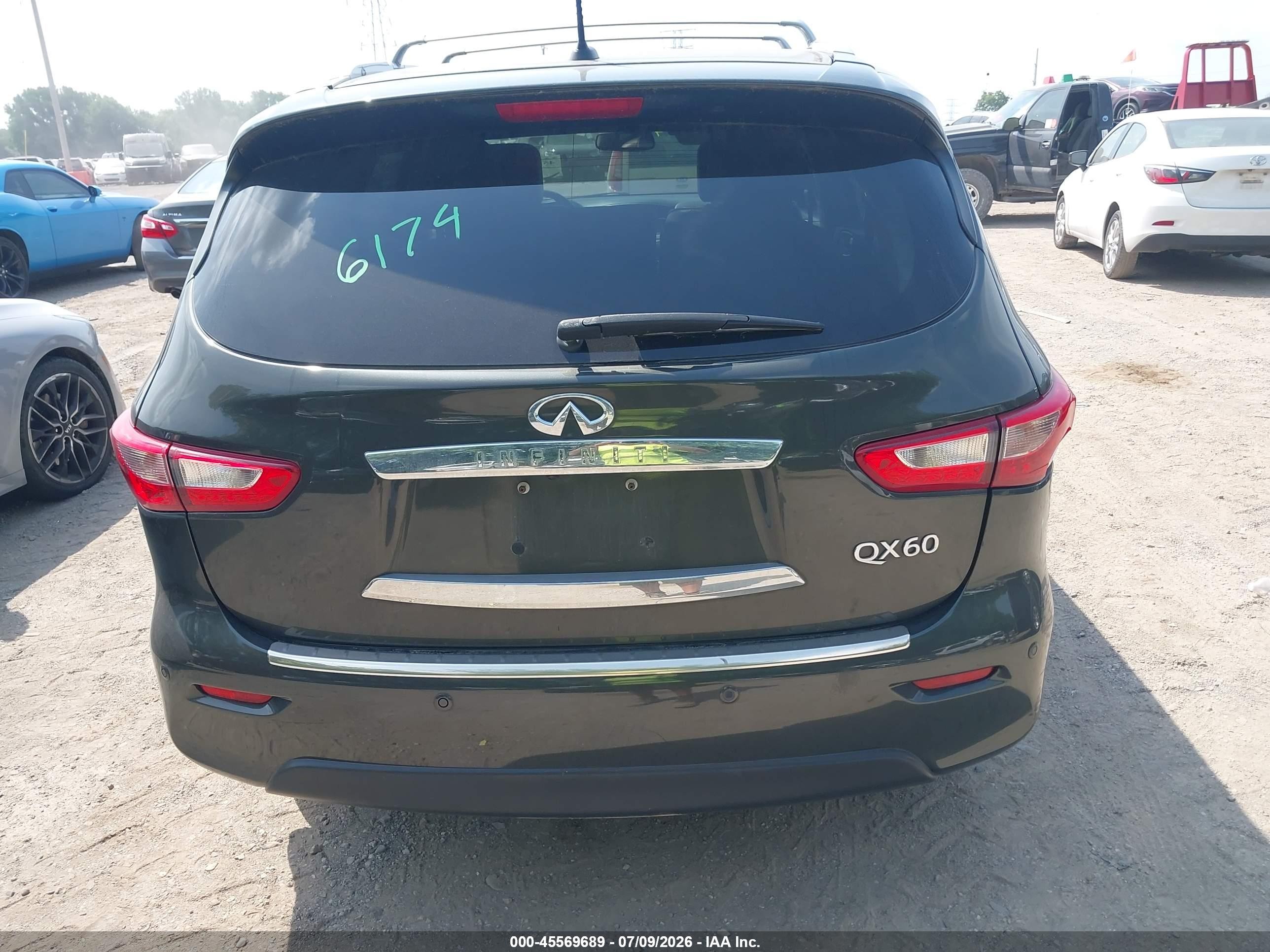 2014 Infiniti Qx60   Gray vin: 5N1AL0MM9EC508560