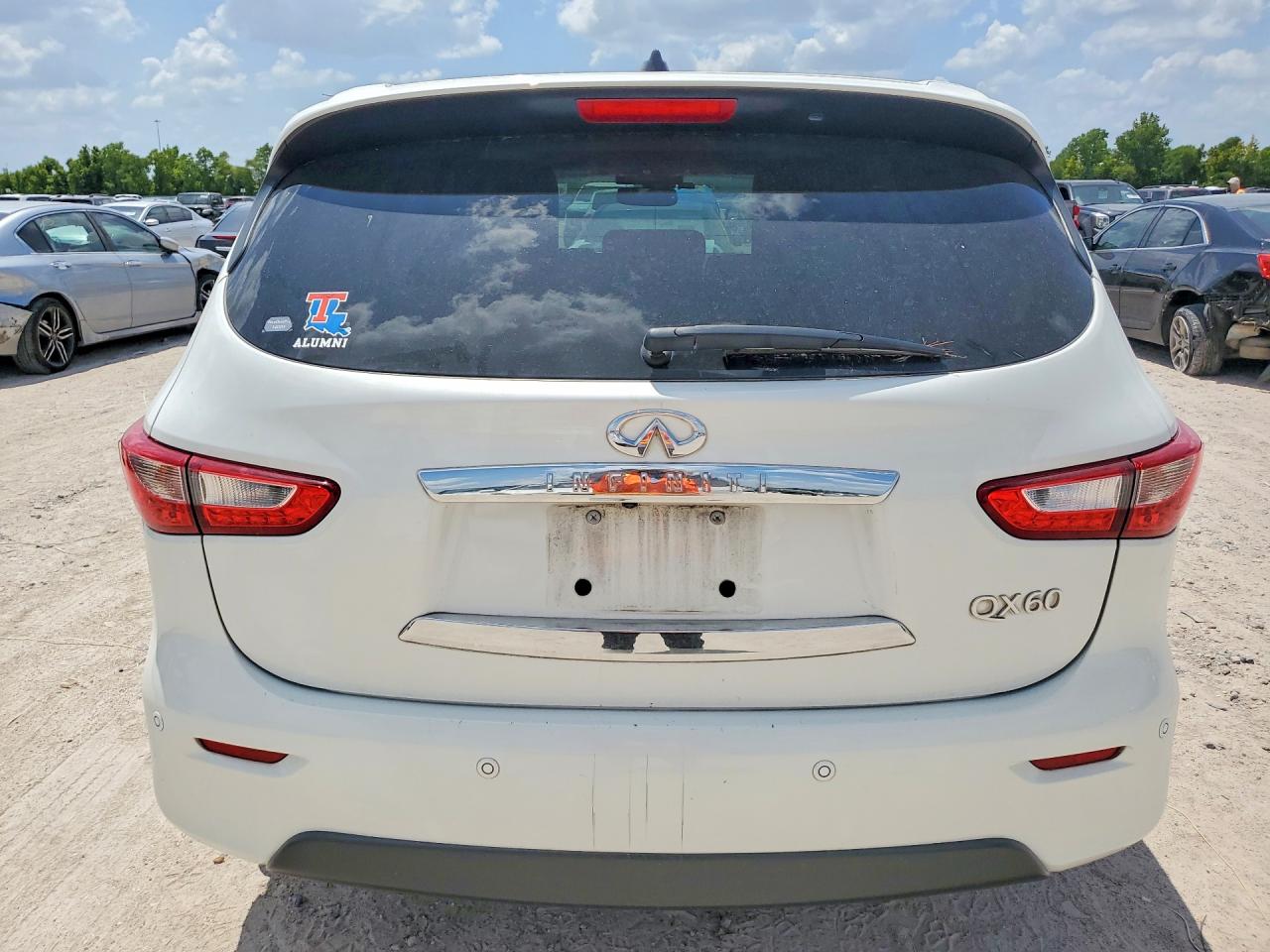 2014 Infiniti Qx60 Base Белый vin: 5N1AL0MM9EC516268
