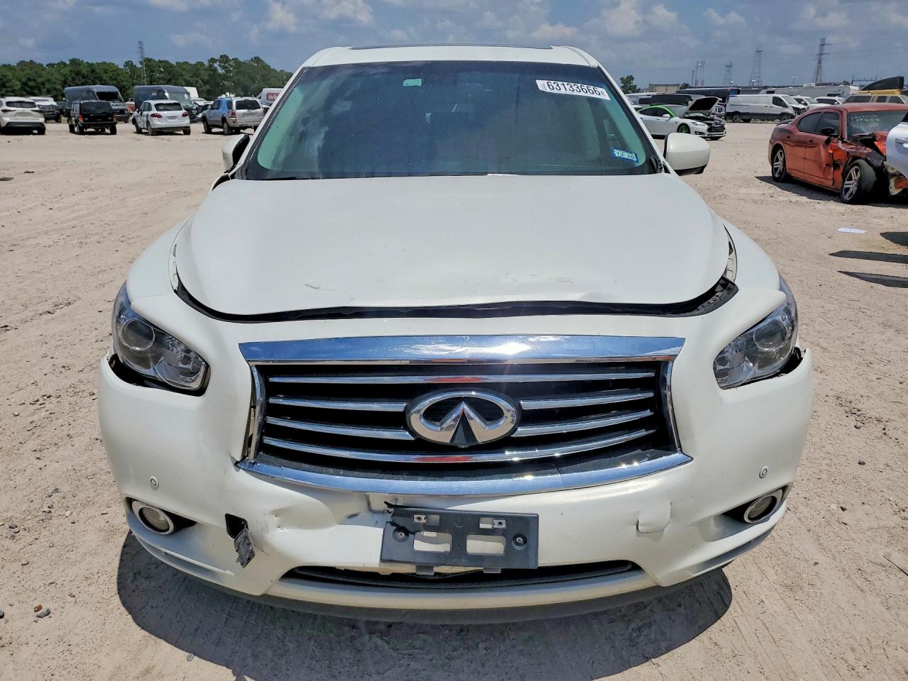 2014 Infiniti Qx60 Base Белый vin: 5N1AL0MM9EC516268