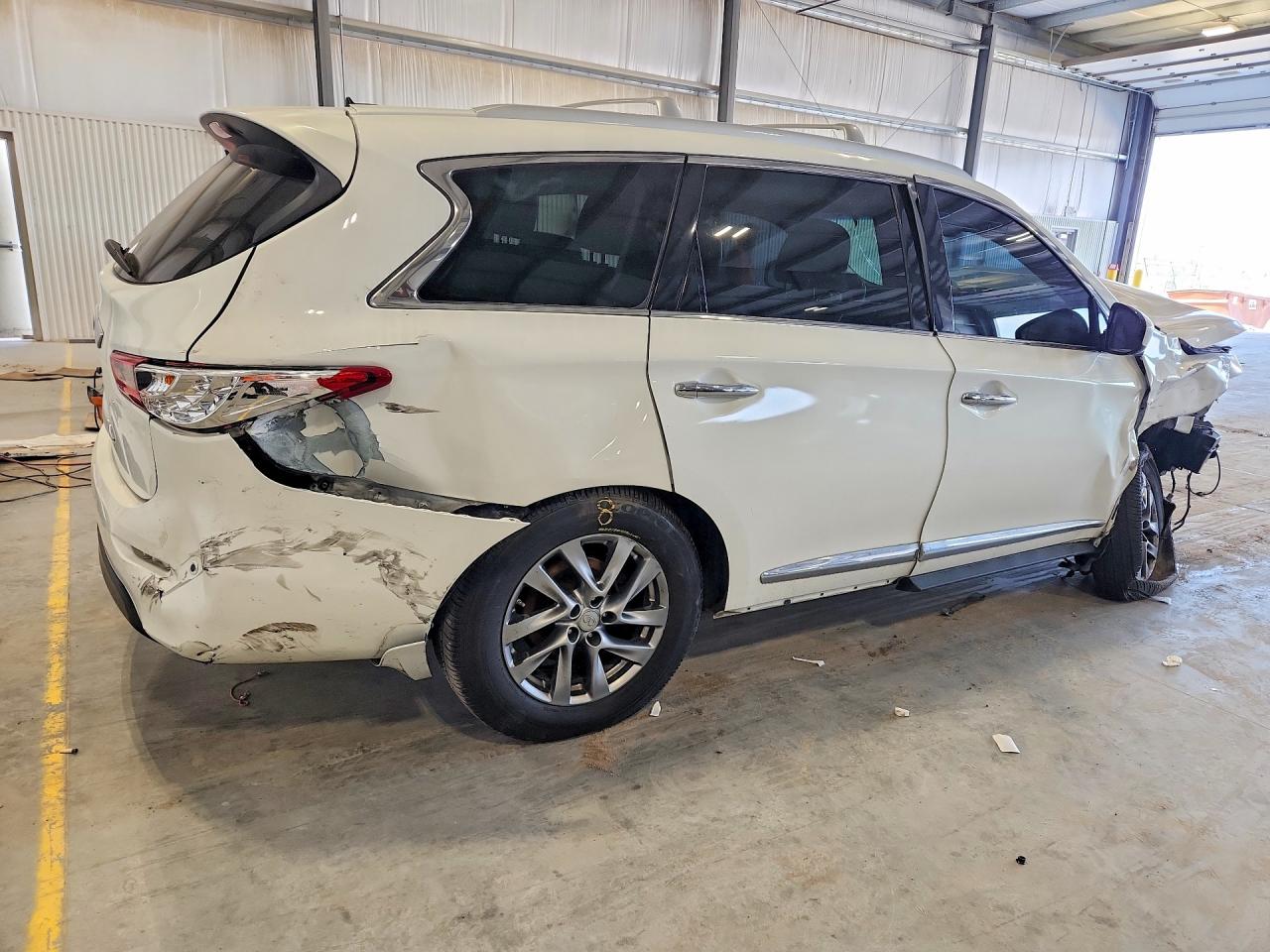 2014 Infiniti Qx60 Base White vin: 5N1AL0MM9EC520658