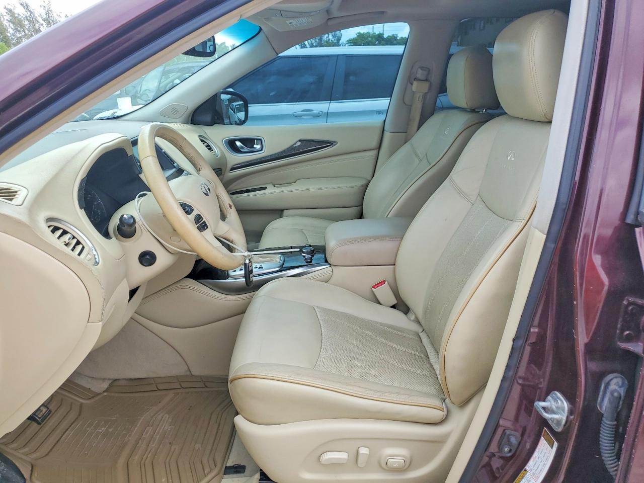 2014 Infiniti Qx60 Base Burgundy vin: 5N1AL0MM9EC540635