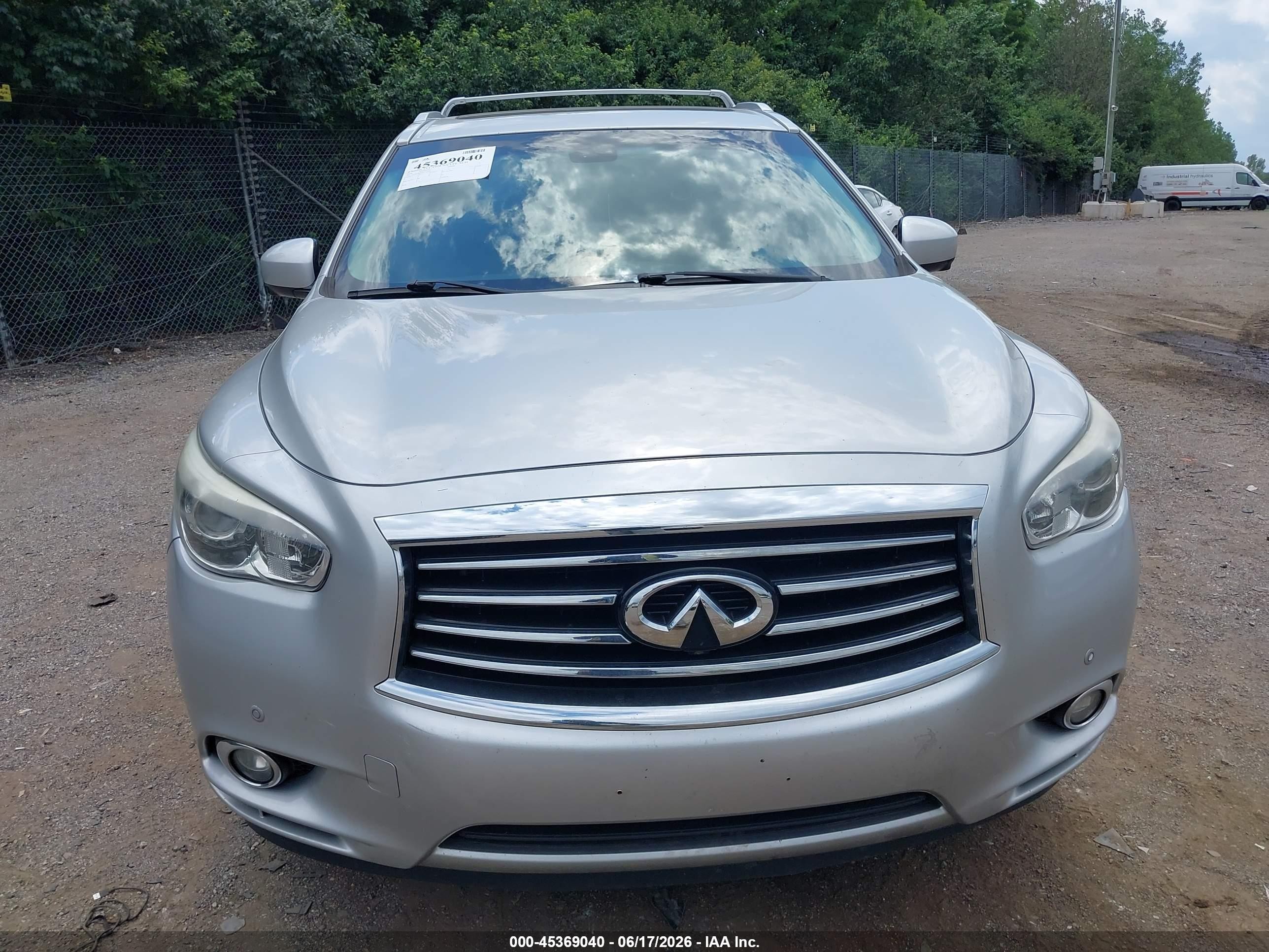 2014 Infiniti Qx60   Silver vin: 5N1AL0MM9EC543745