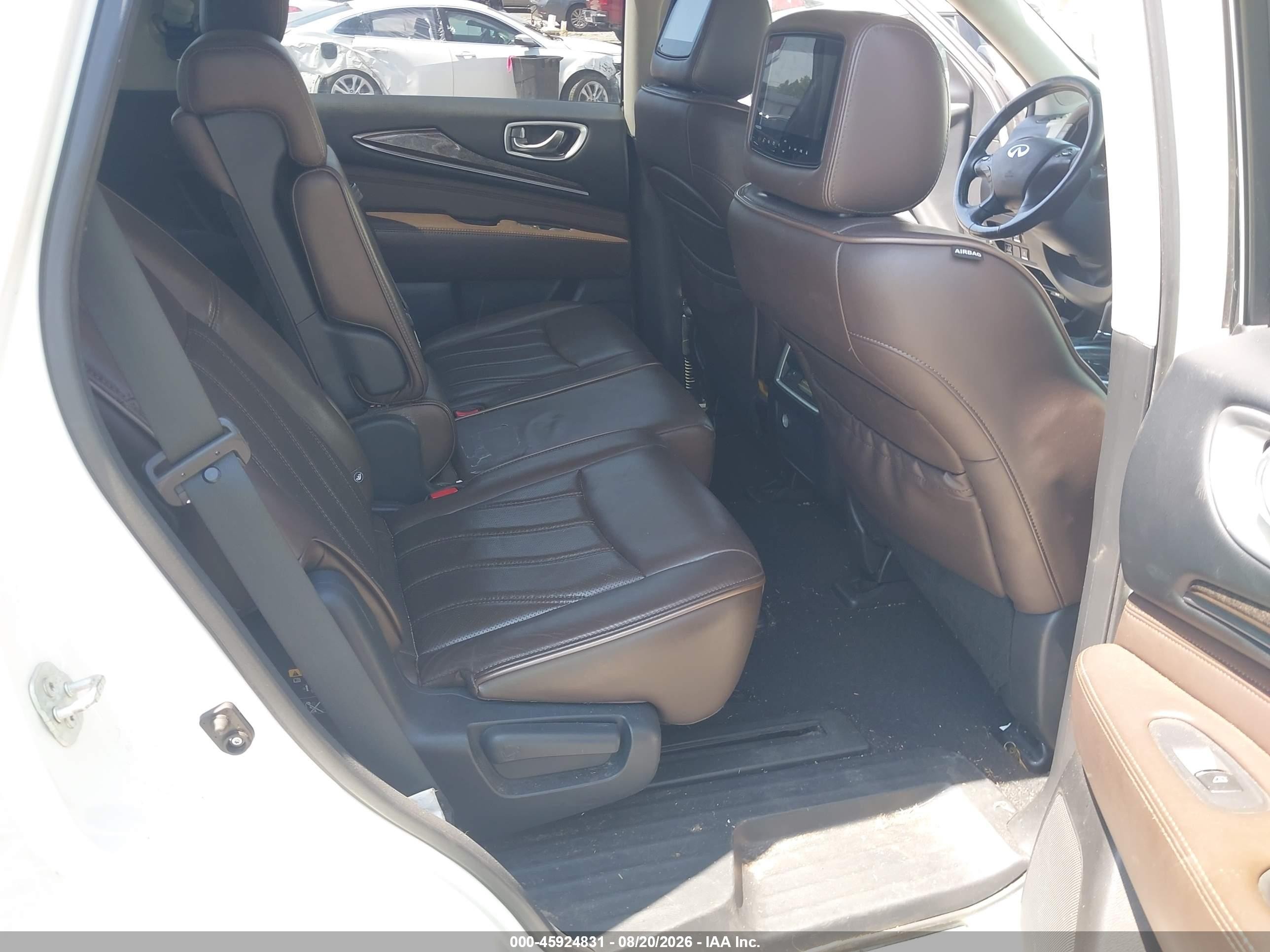 2014 Infiniti Qx60 White vin: 5N1AL0MM9EC545981