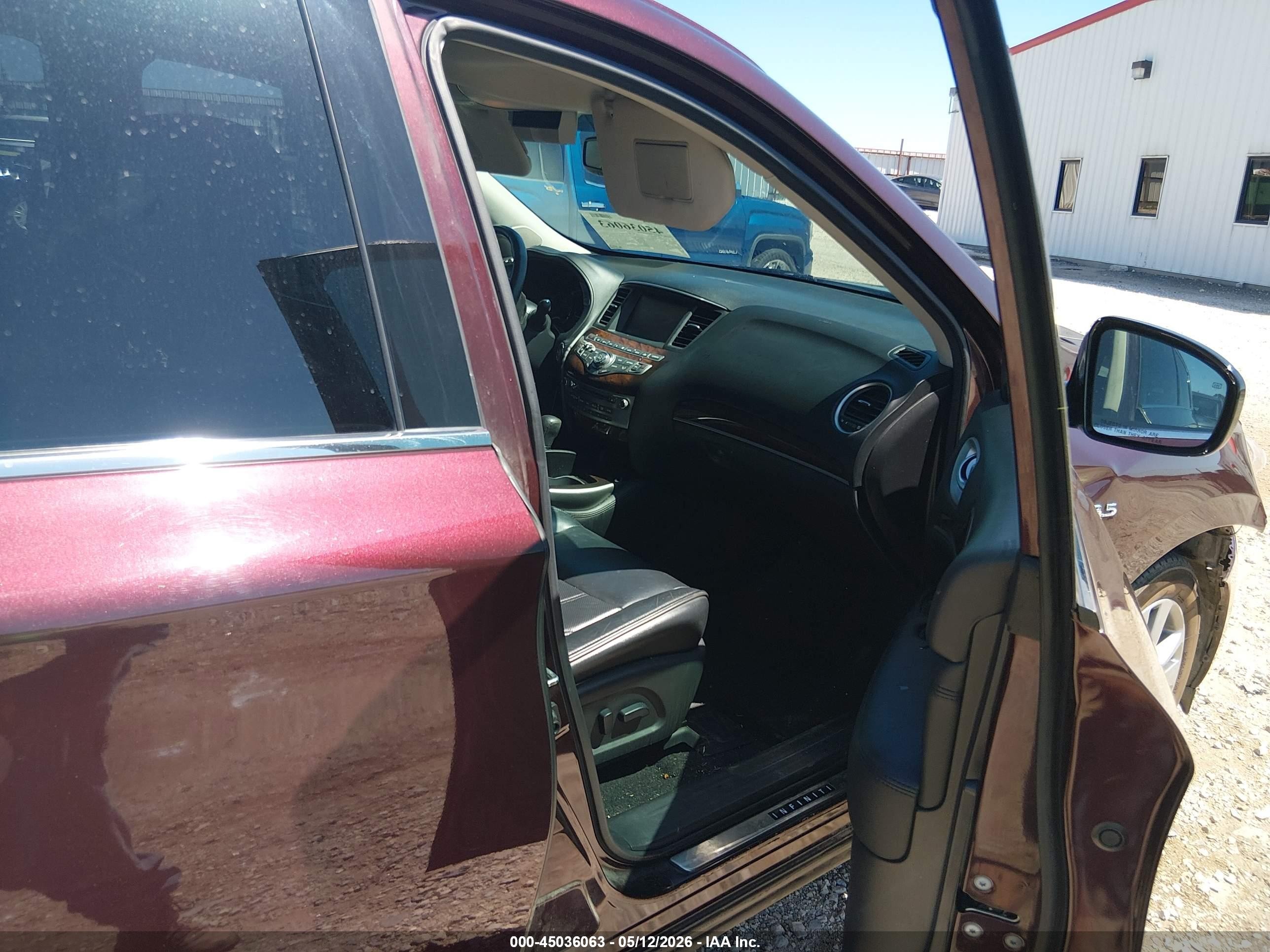2014 Infiniti Qx60 Burgundy vin: 5N1AL0MM9EC547844