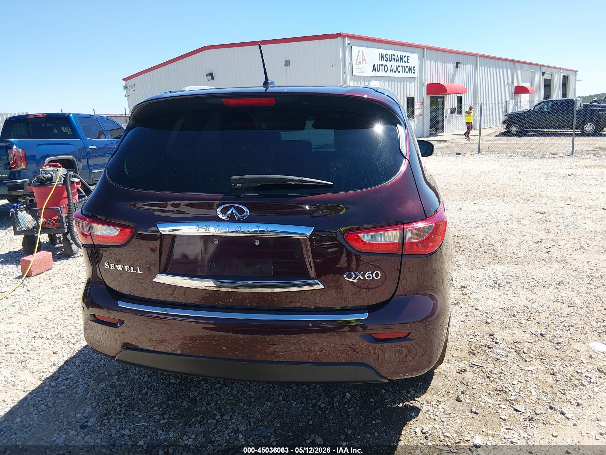 2014 Infiniti Qx60 Burgundy vin: 5N1AL0MM9EC547844