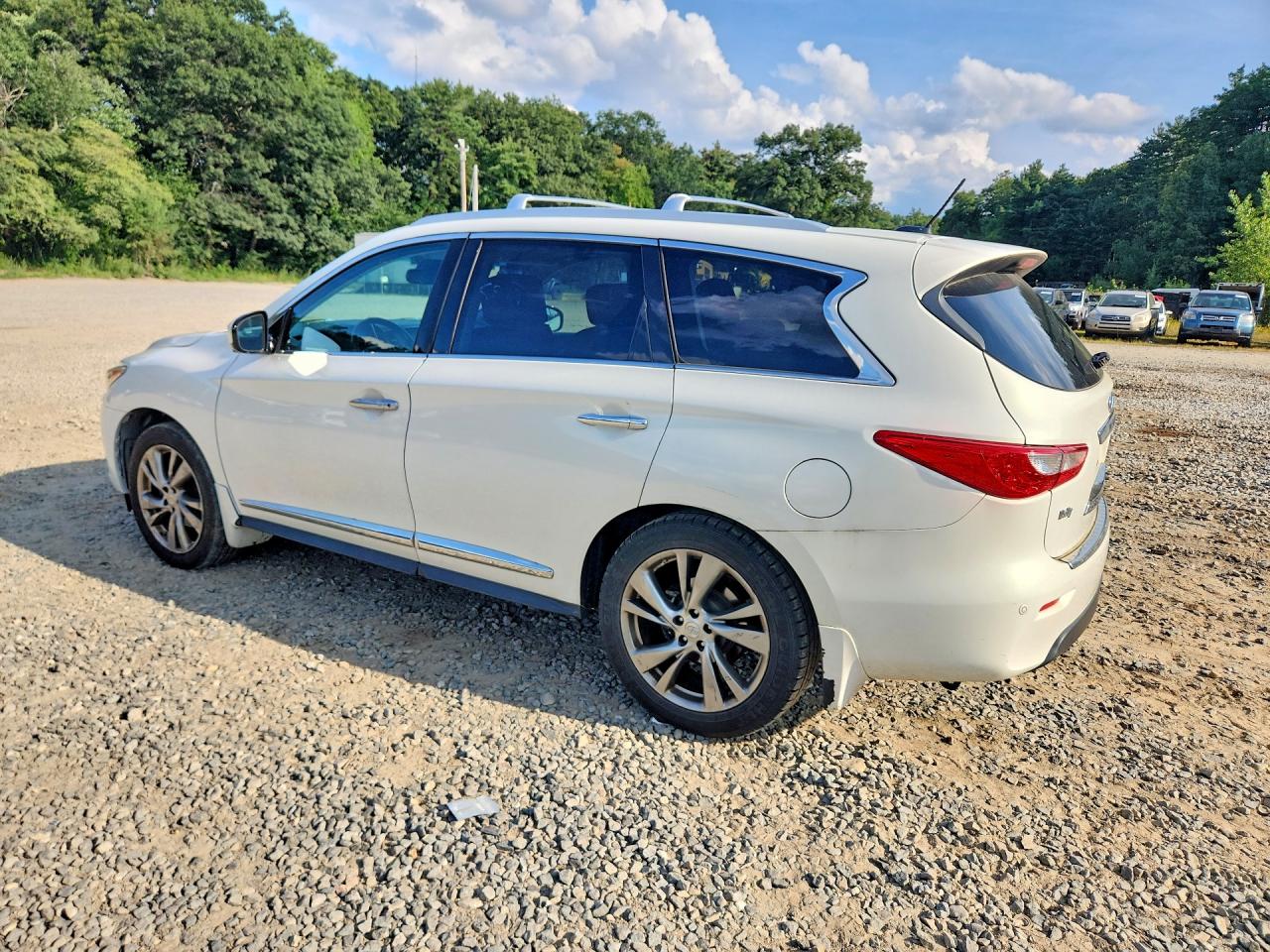 2014 Infiniti Qx60 Base White vin: 5N1AL0MM9EC551750
