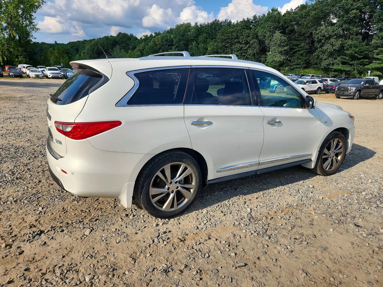 2014 Infiniti Qx60 Base White vin: 5N1AL0MM9EC551750