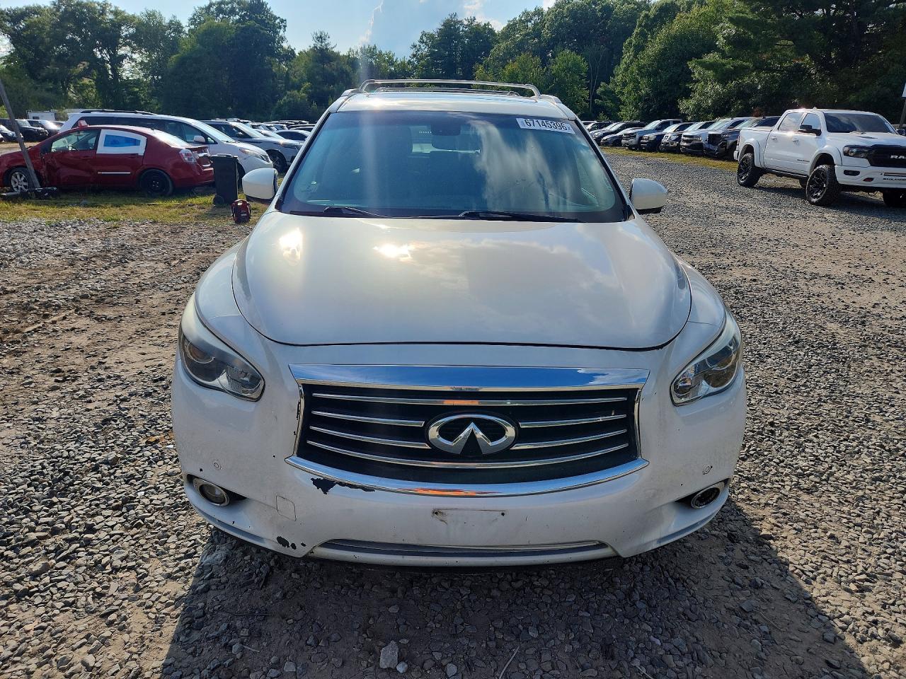 2014 Infiniti Qx60 Base White vin: 5N1AL0MM9EC551750