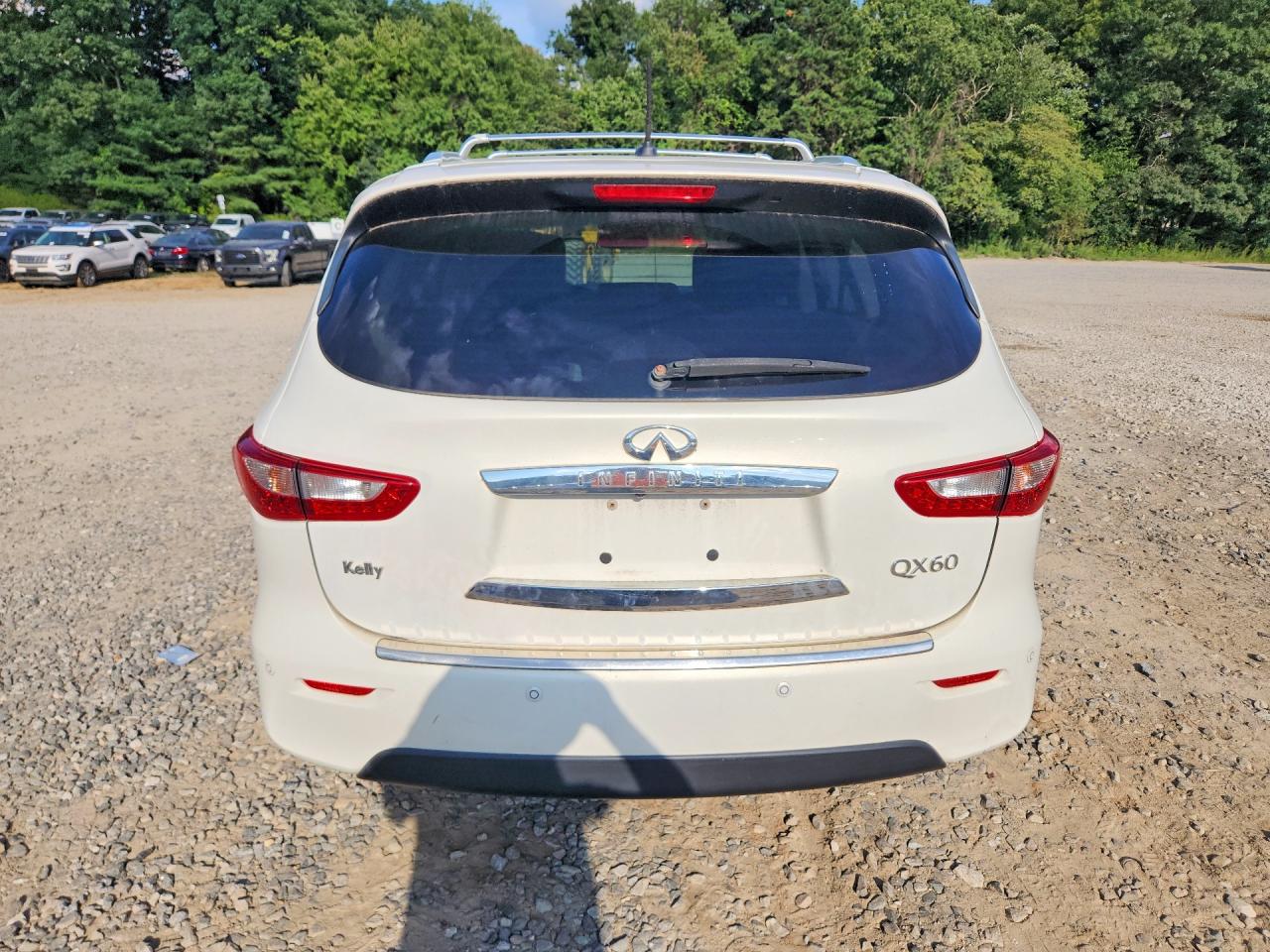 2014 Infiniti Qx60 Base White vin: 5N1AL0MM9EC551750
