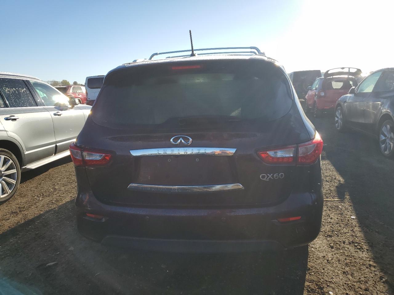 2014 Infiniti Qx60 Maroon vin: 5N1AL0MM9EC553756