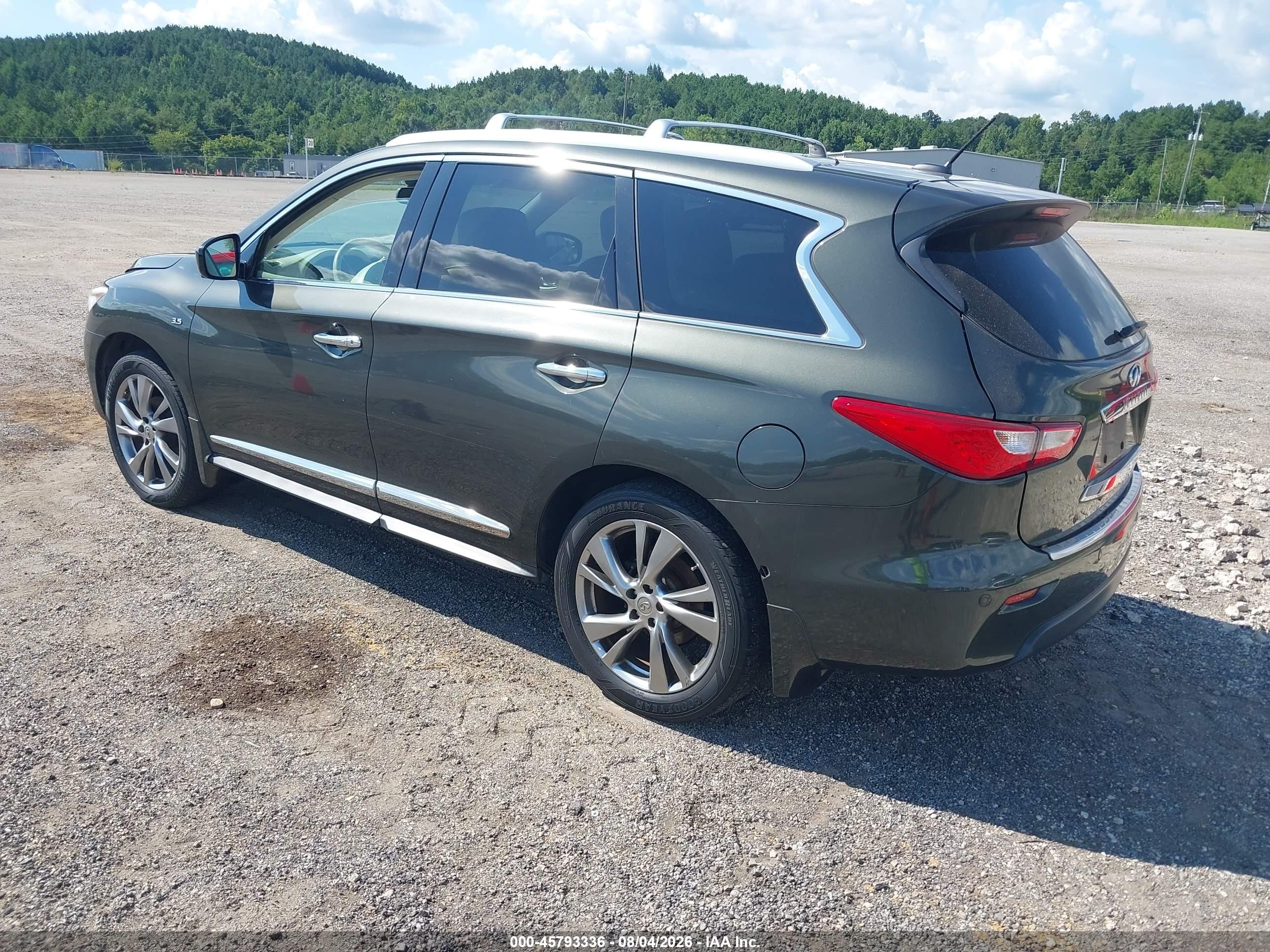 2014 Infiniti Qx60 Green vin: 5N1AL0MM9EC553823