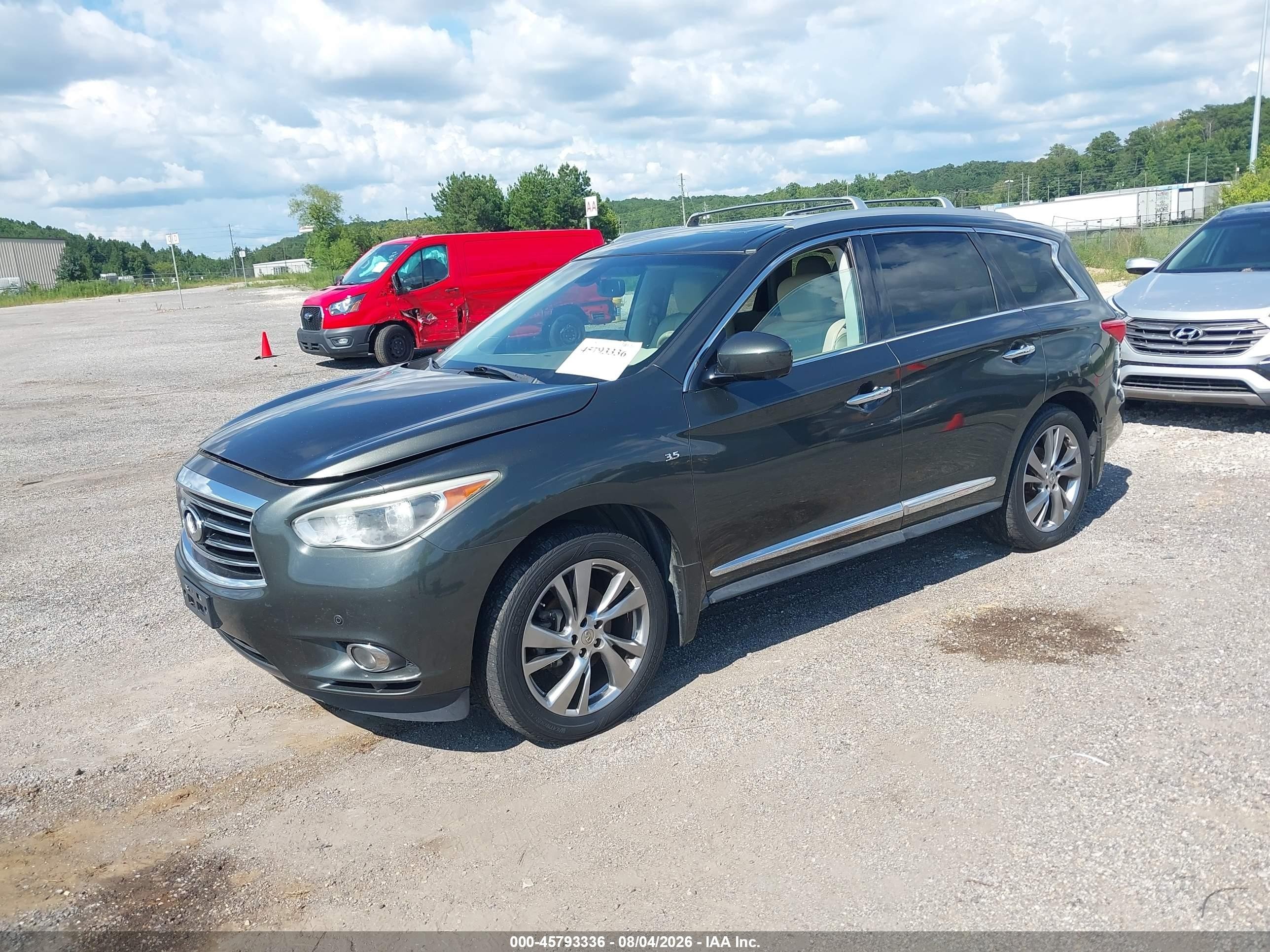 2014 Infiniti Qx60 Green vin: 5N1AL0MM9EC553823