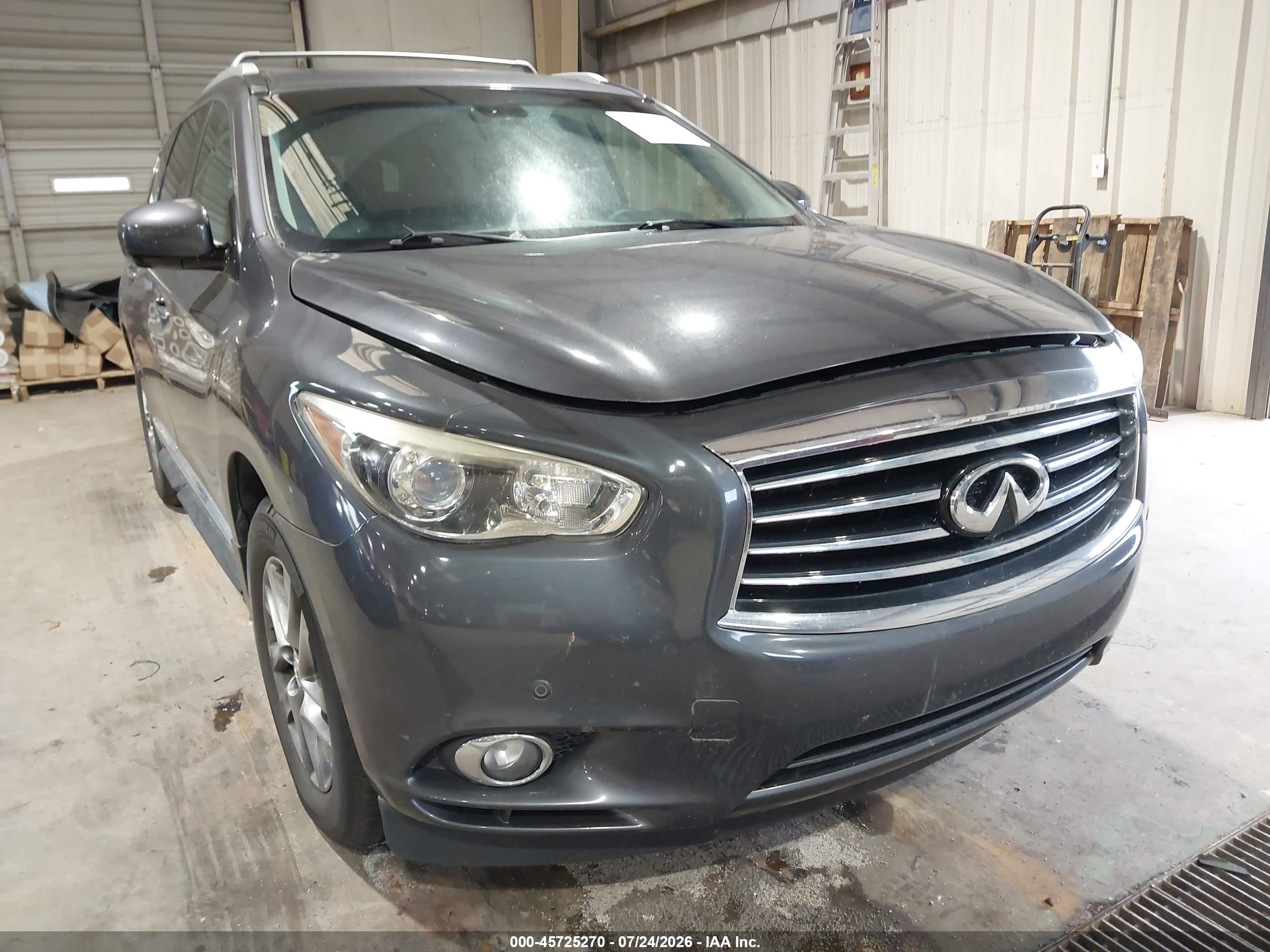 2014 Infiniti Qx60   Gray vin: 5N1AL0MM9EC555507