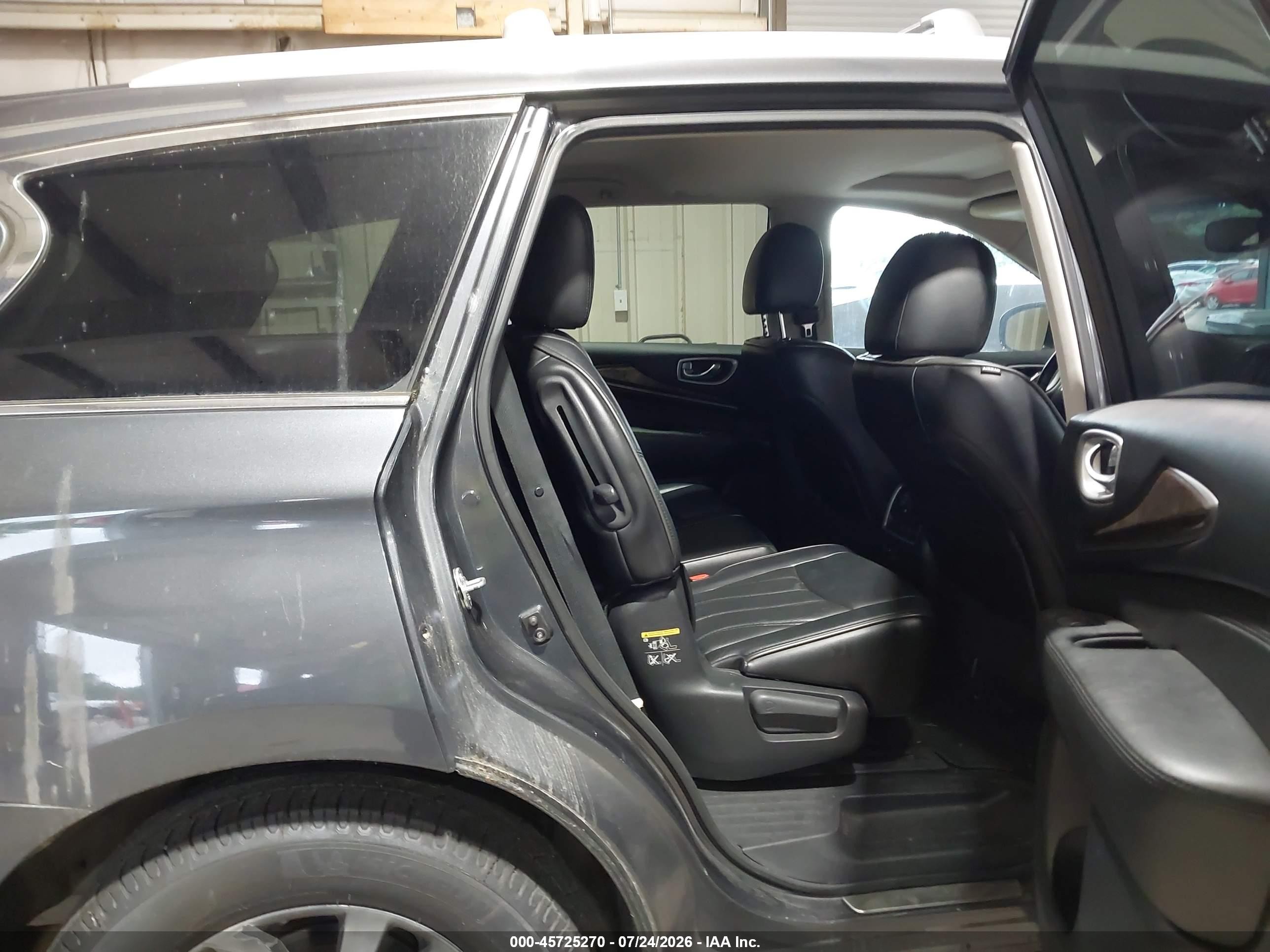 2014 Infiniti Qx60   Gray vin: 5N1AL0MM9EC555507