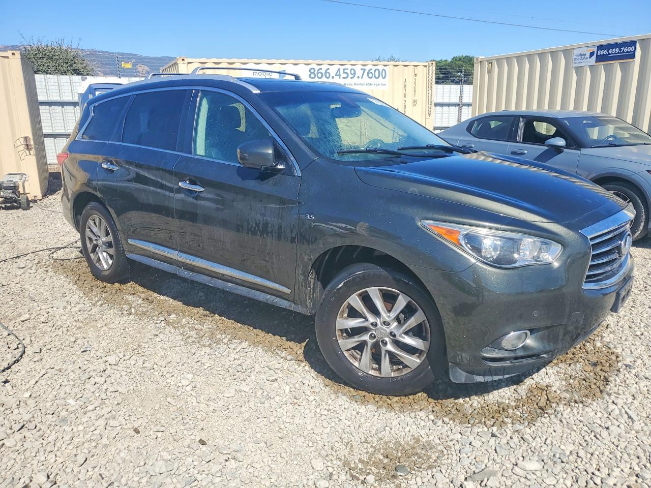2015 Infiniti Qx60 Base Green vin: 5N1AL0MM9FC509581