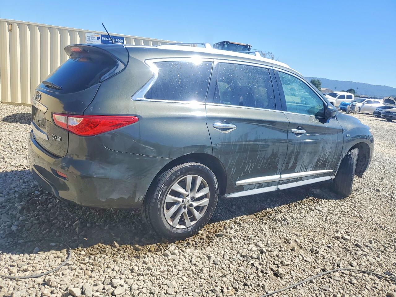 2015 Infiniti Qx60 Base Green vin: 5N1AL0MM9FC509581
