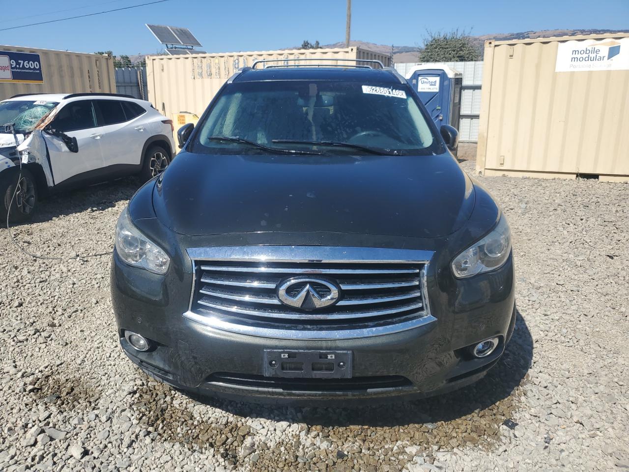 2015 Infiniti Qx60 Base Green vin: 5N1AL0MM9FC509581 Damage: Front Bumper, Chipped, 2