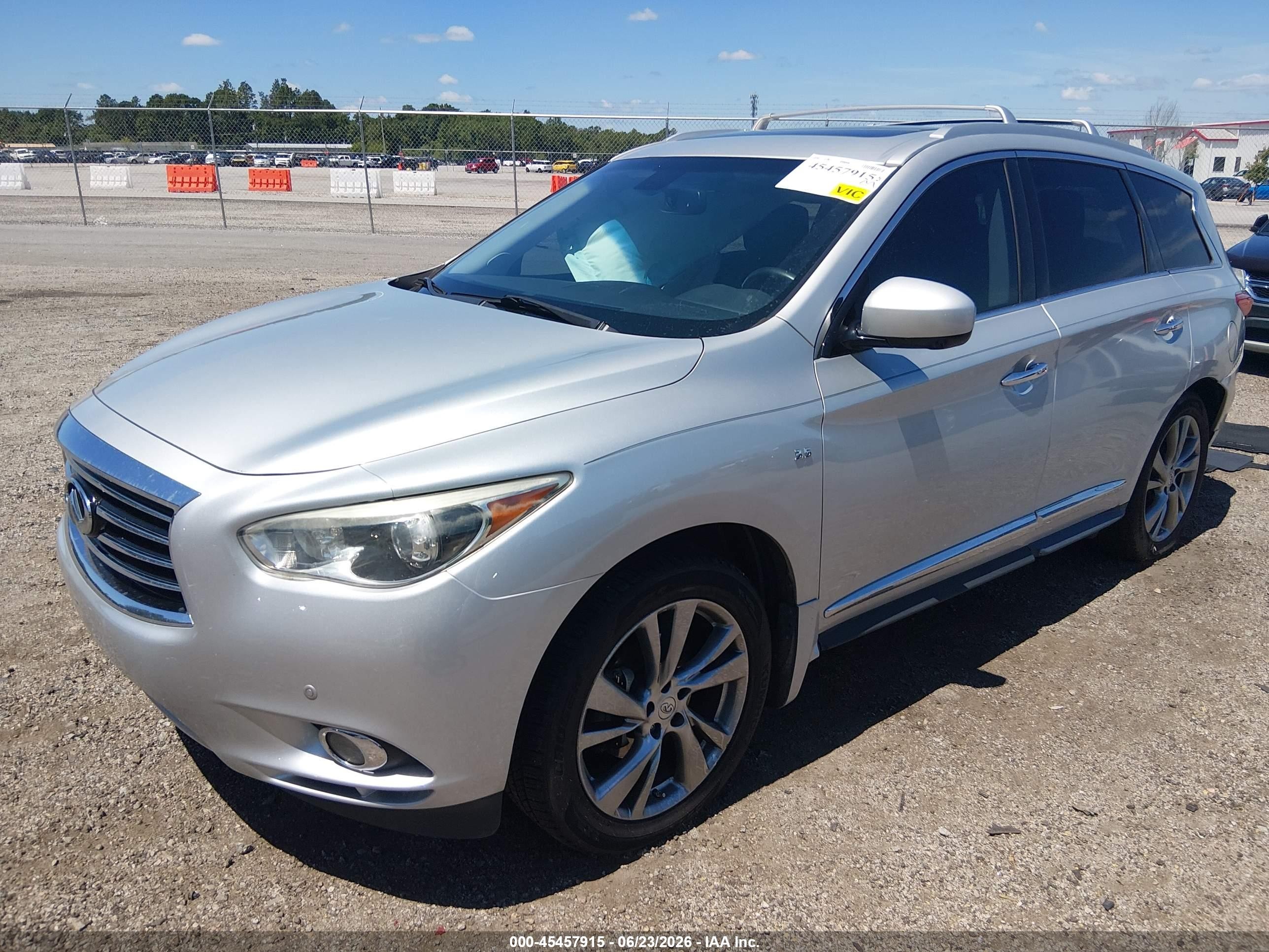 2015 Infiniti Qx60 Gray vin: 5N1AL0MM9FC511864