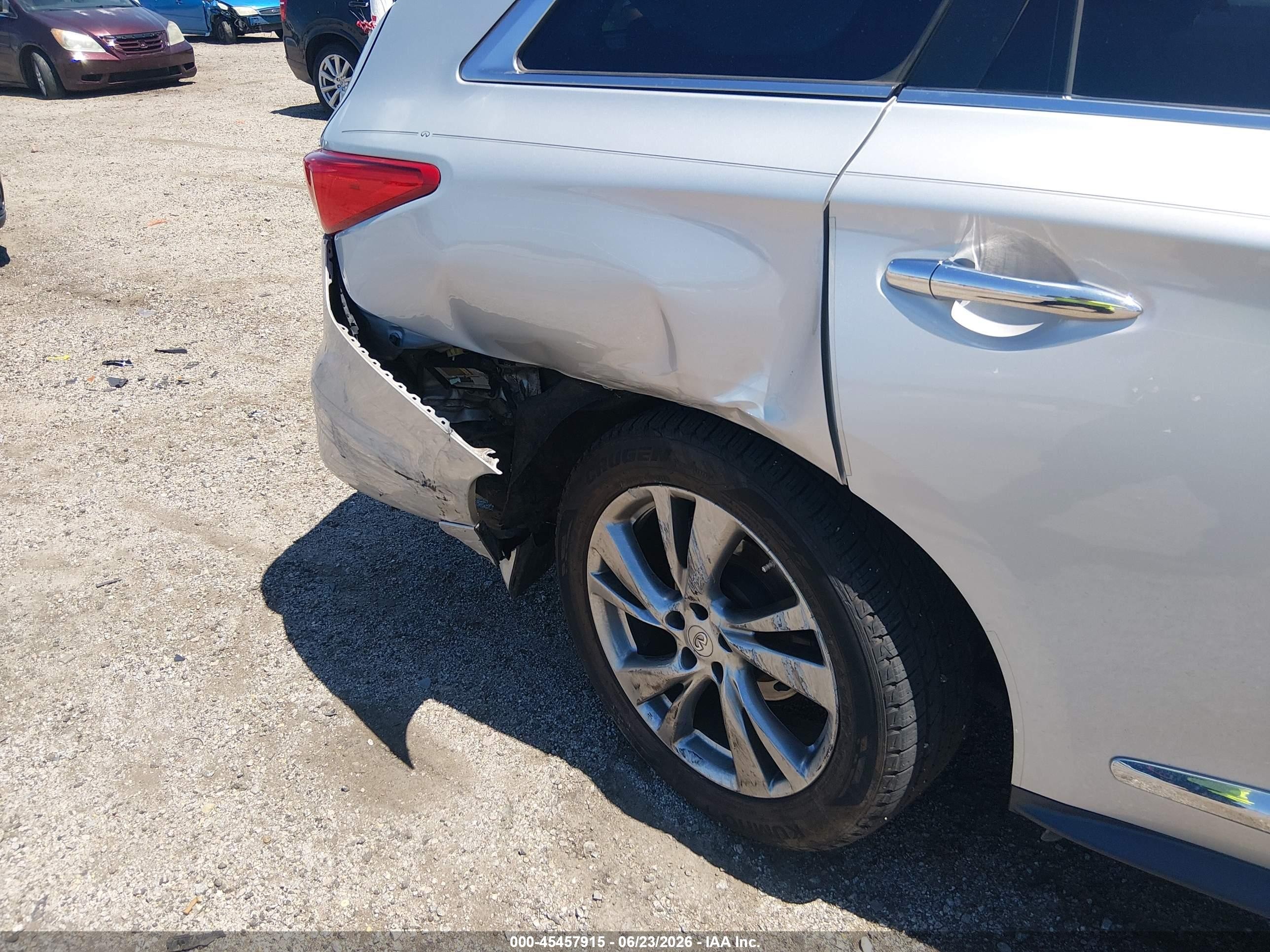 2015 Infiniti Qx60 Gray vin: 5N1AL0MM9FC511864