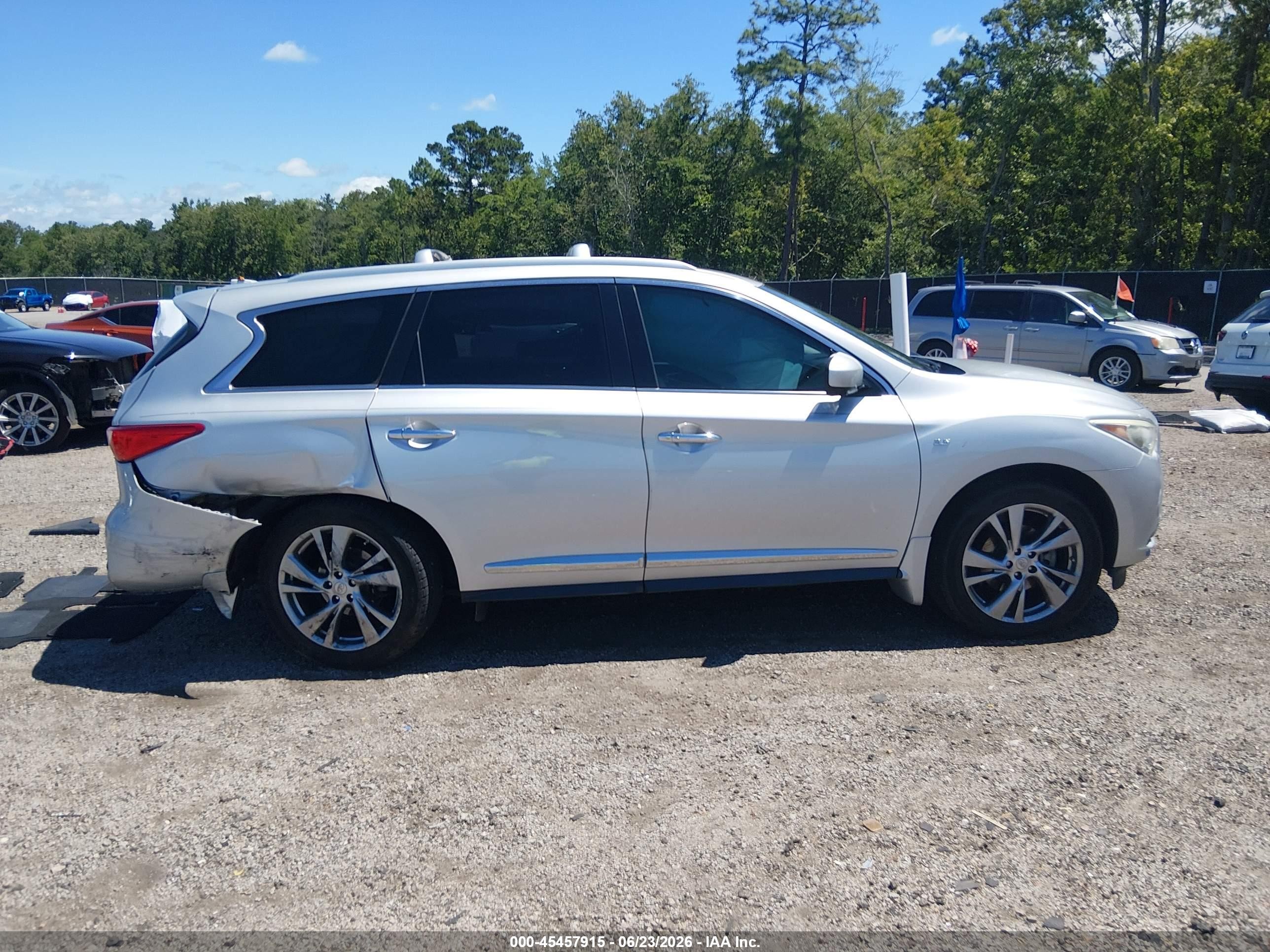 2015 Infiniti Qx60 Gray vin: 5N1AL0MM9FC511864