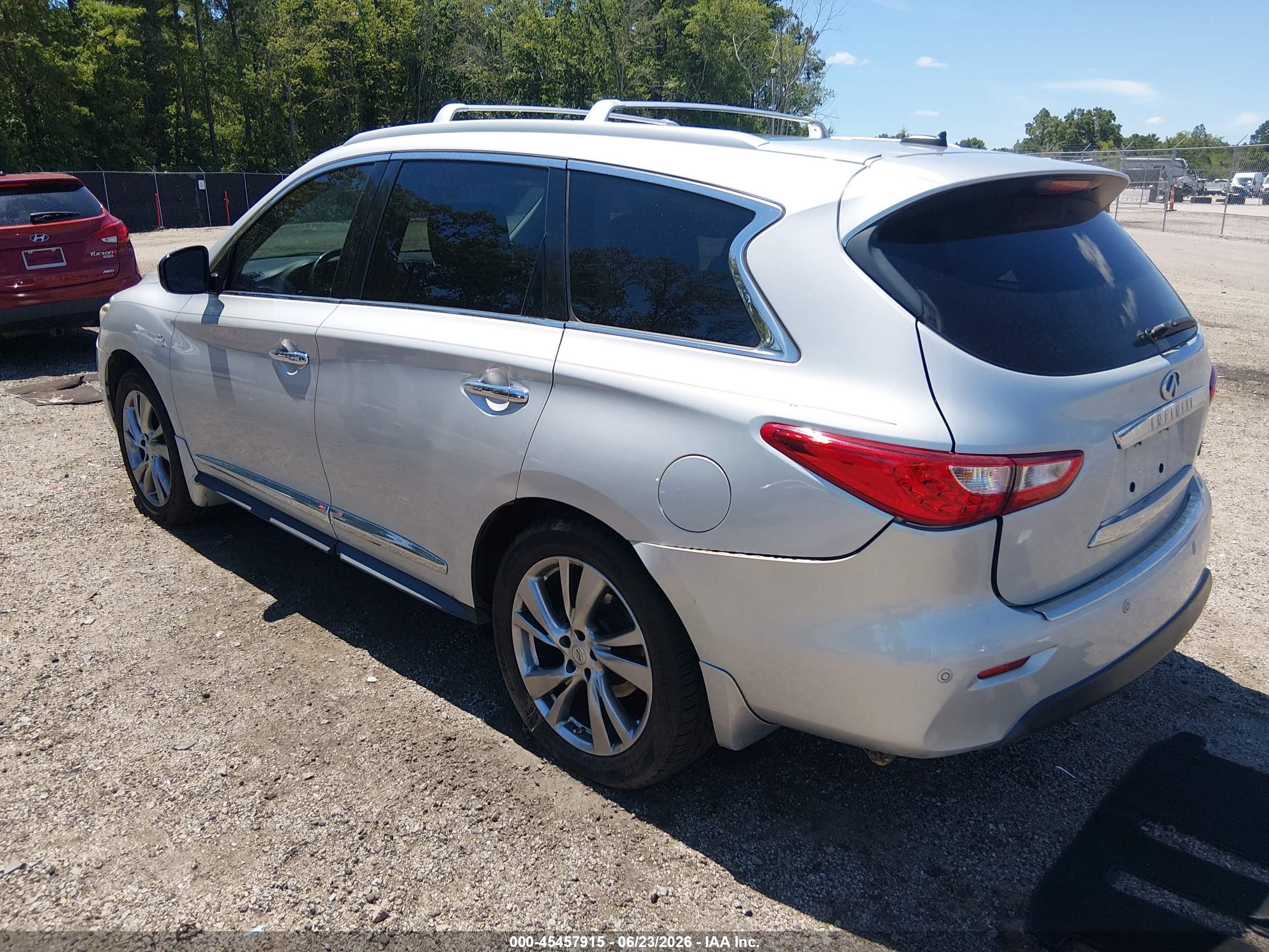 2015 Infiniti Qx60 Gray vin: 5N1AL0MM9FC511864