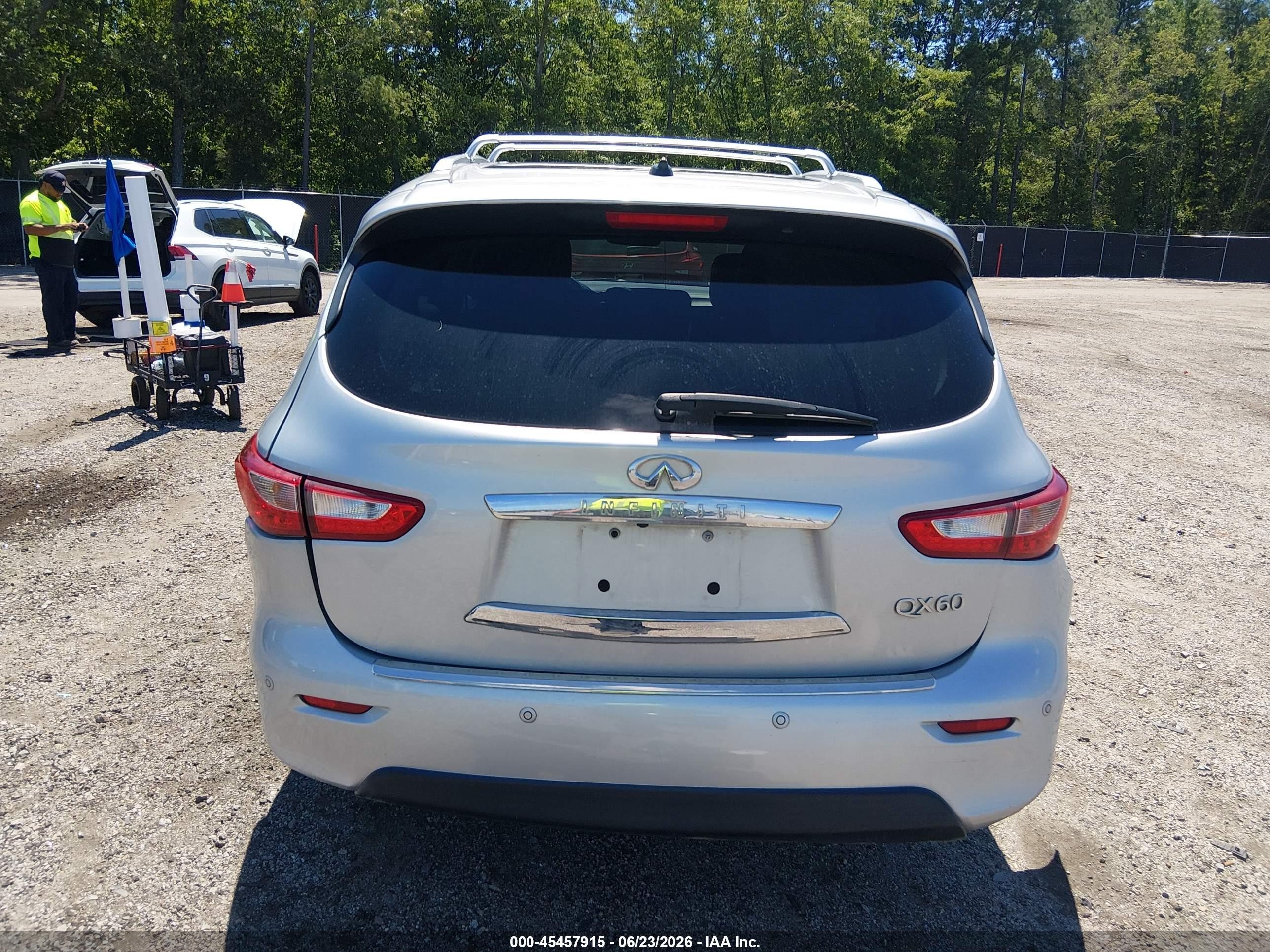 2015 Infiniti Qx60 Gray vin: 5N1AL0MM9FC511864