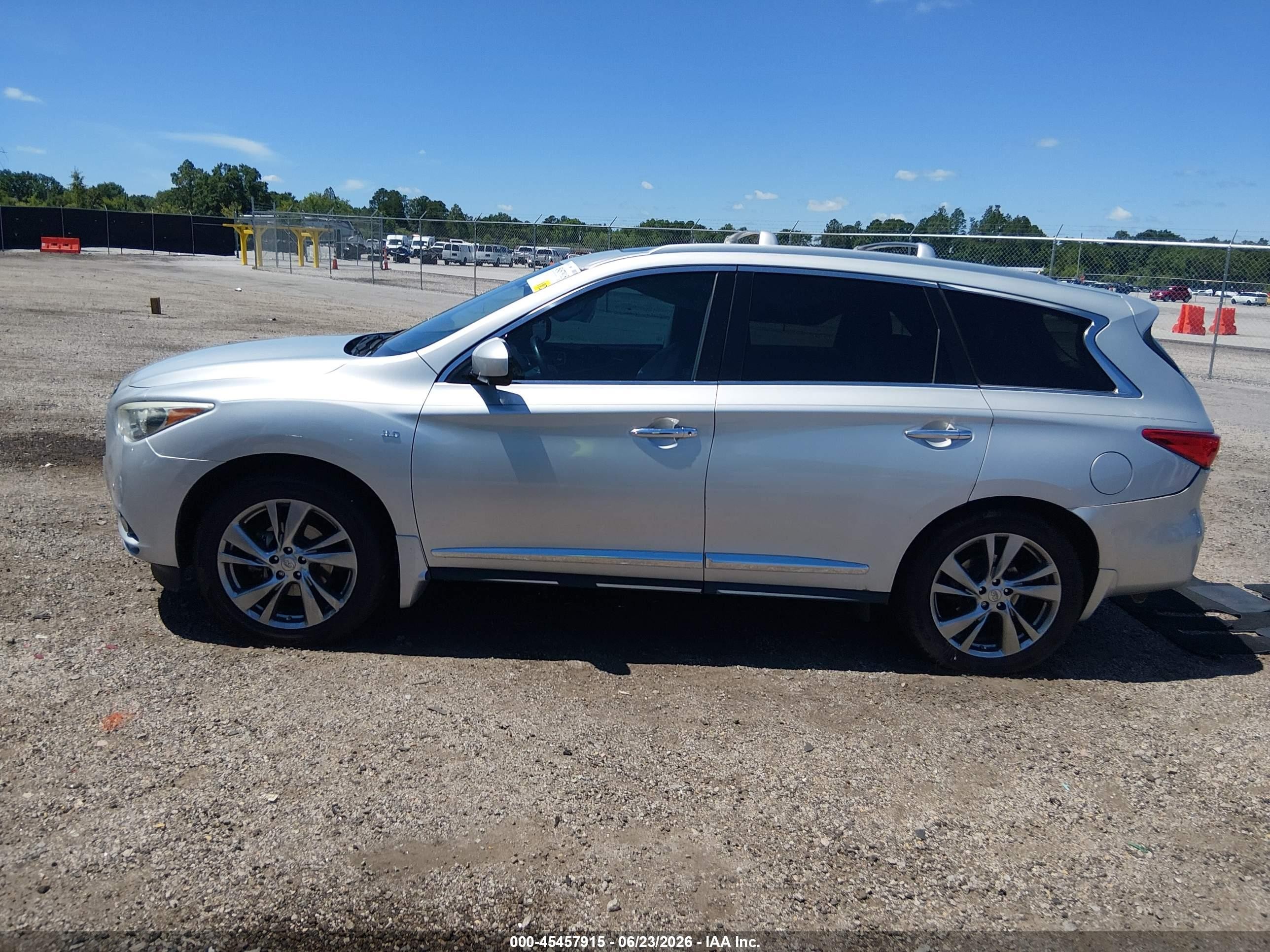 2015 Infiniti Qx60 Gray vin: 5N1AL0MM9FC511864