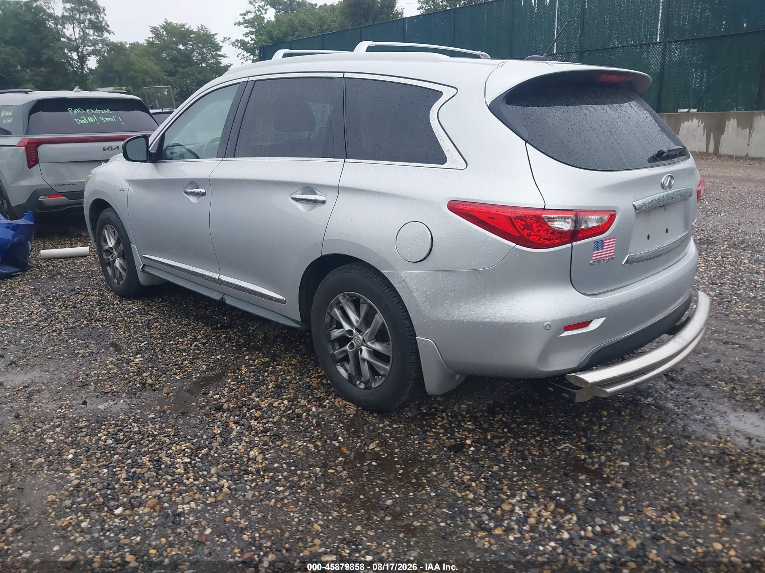 2015 Infiniti Qx60   Silver vin: 5N1AL0MM9FC511945