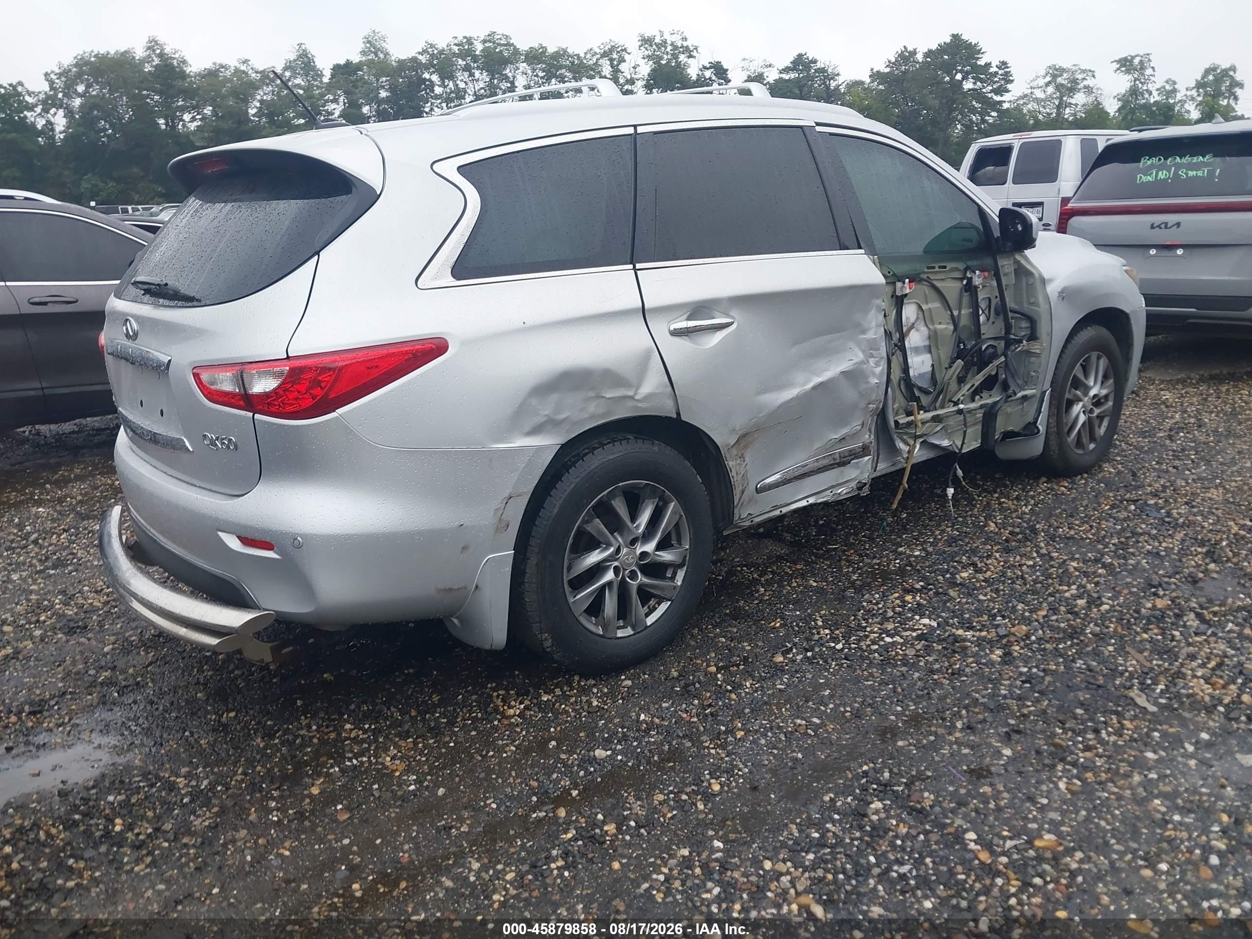 2015 Infiniti Qx60   Silver vin: 5N1AL0MM9FC511945