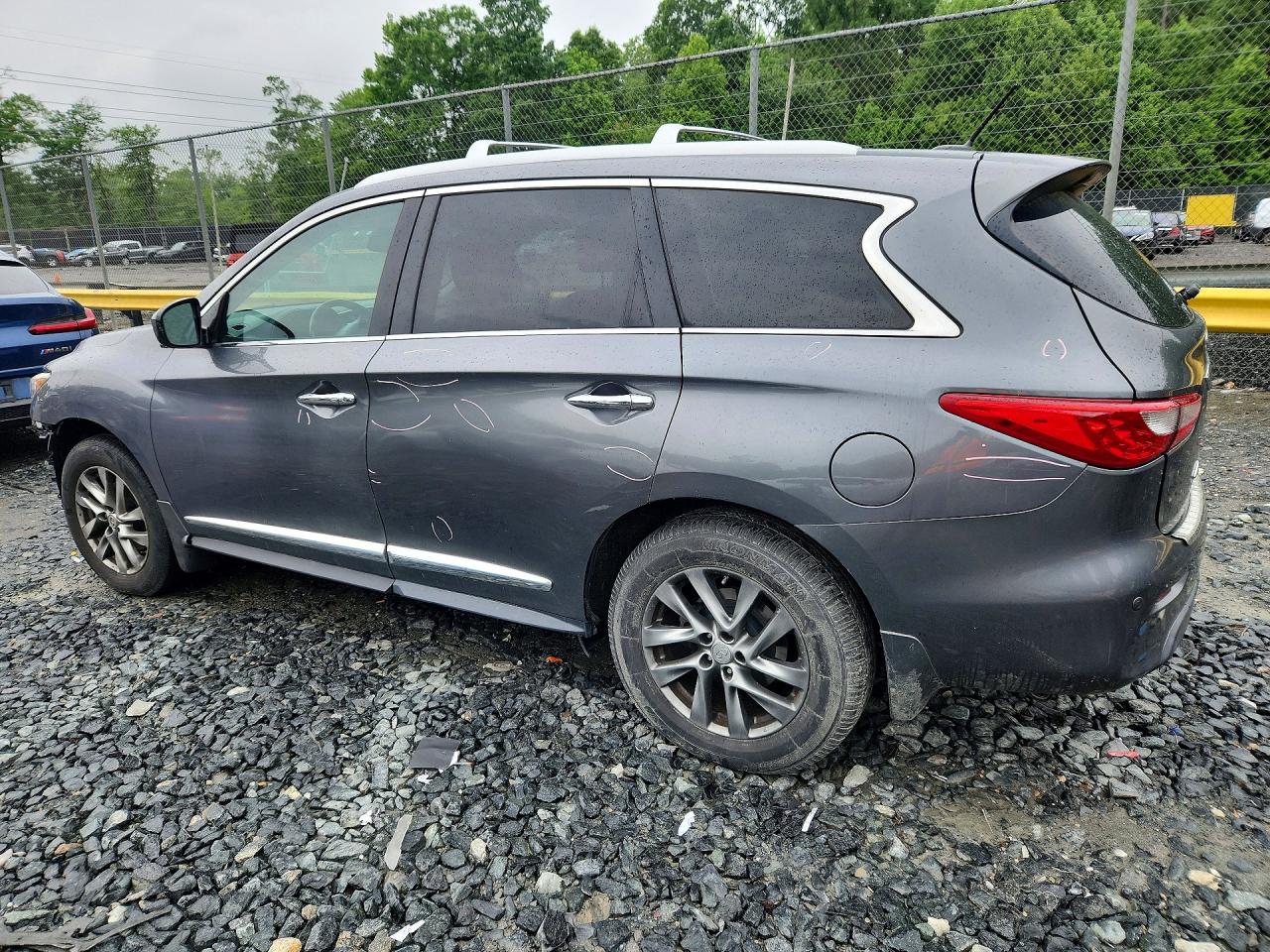 2015 Infiniti Qx60 Base Gray vin: 5N1AL0MM9FC512576