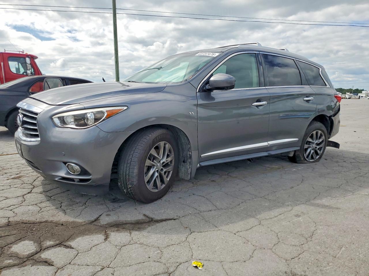 2015 Infiniti Qx60 Base Gray vin: 5N1AL0MM9FC512660