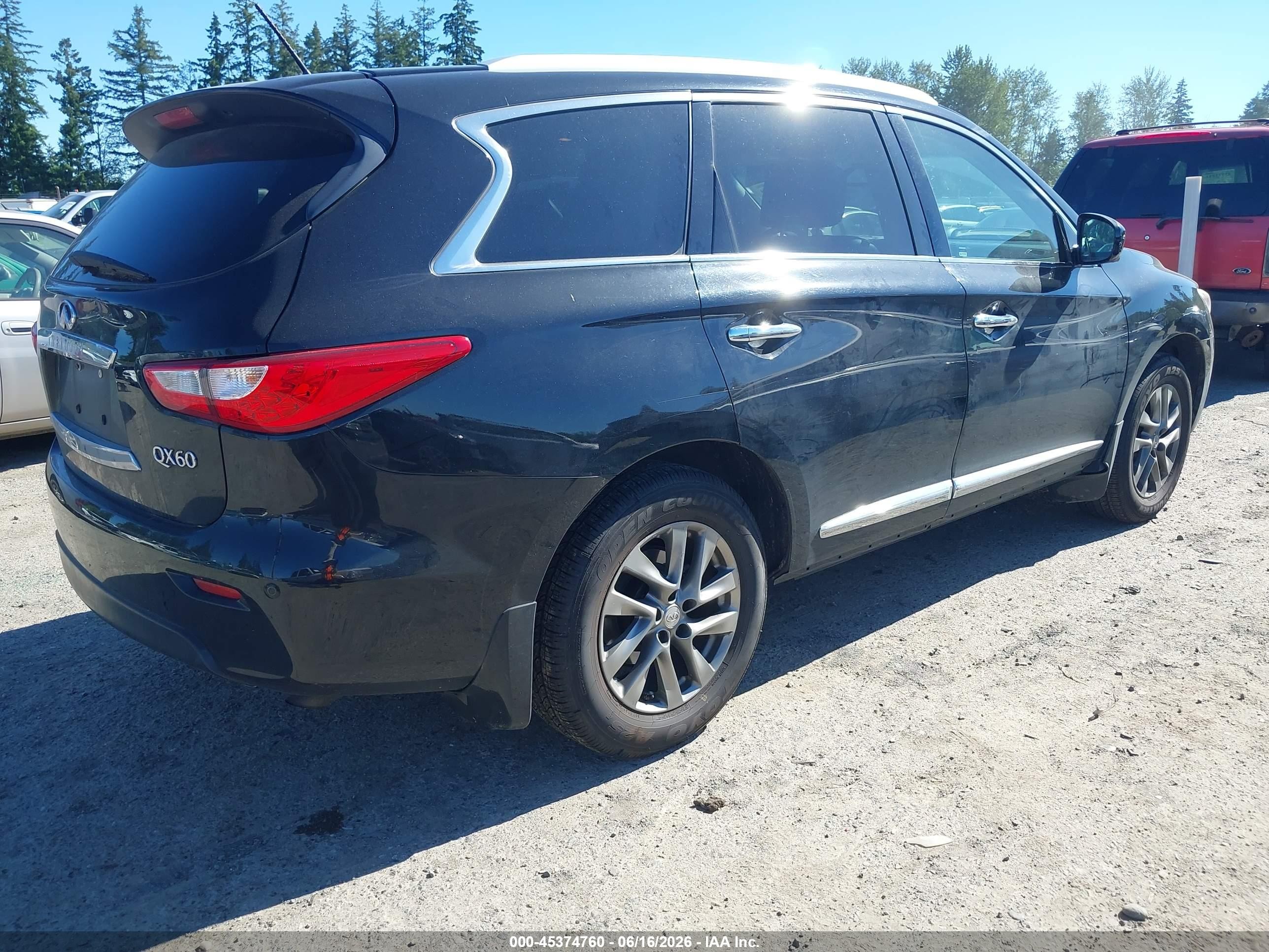 2015 Infiniti Qx60   Black vin: 5N1AL0MM9FC513162