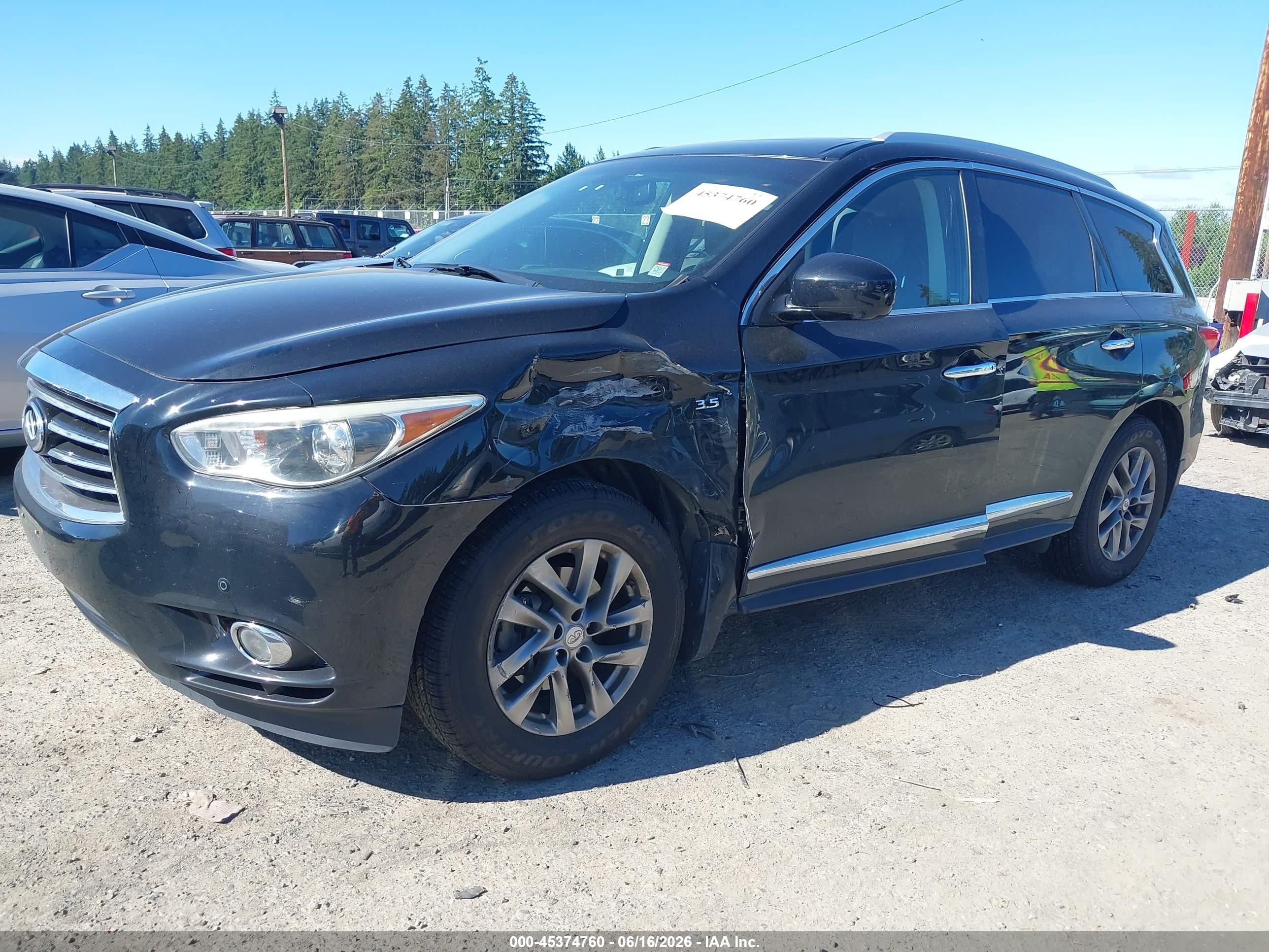 2015 Infiniti Qx60   Black vin: 5N1AL0MM9FC513162