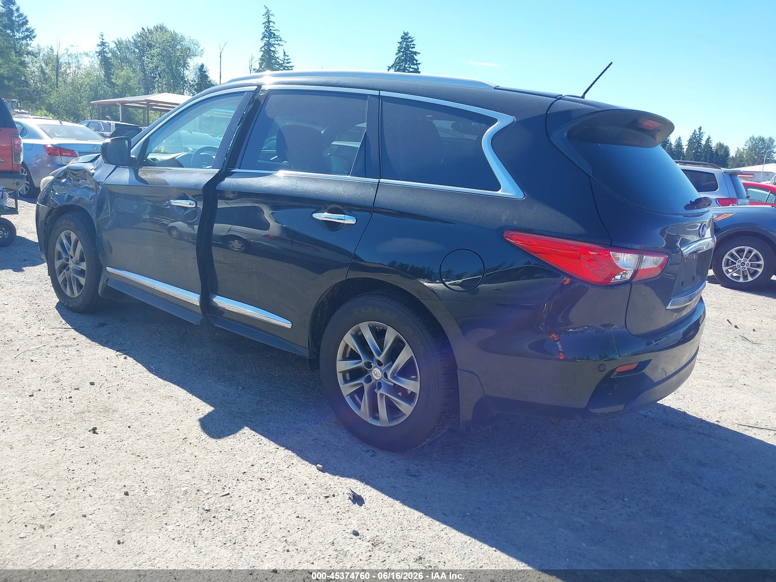 2015 Infiniti Qx60   Black vin: 5N1AL0MM9FC513162