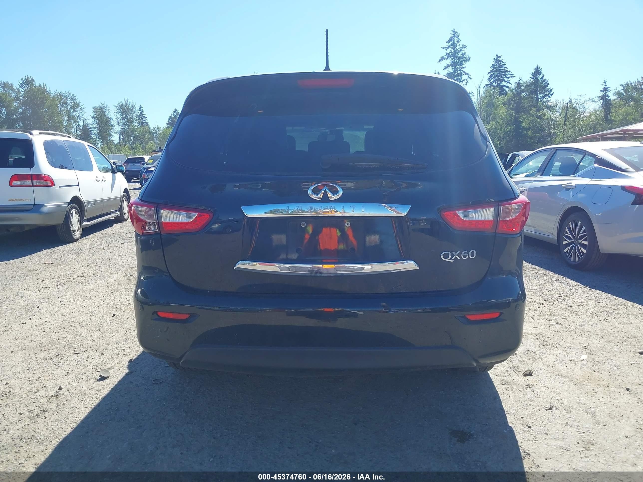 2015 Infiniti Qx60   Black vin: 5N1AL0MM9FC513162